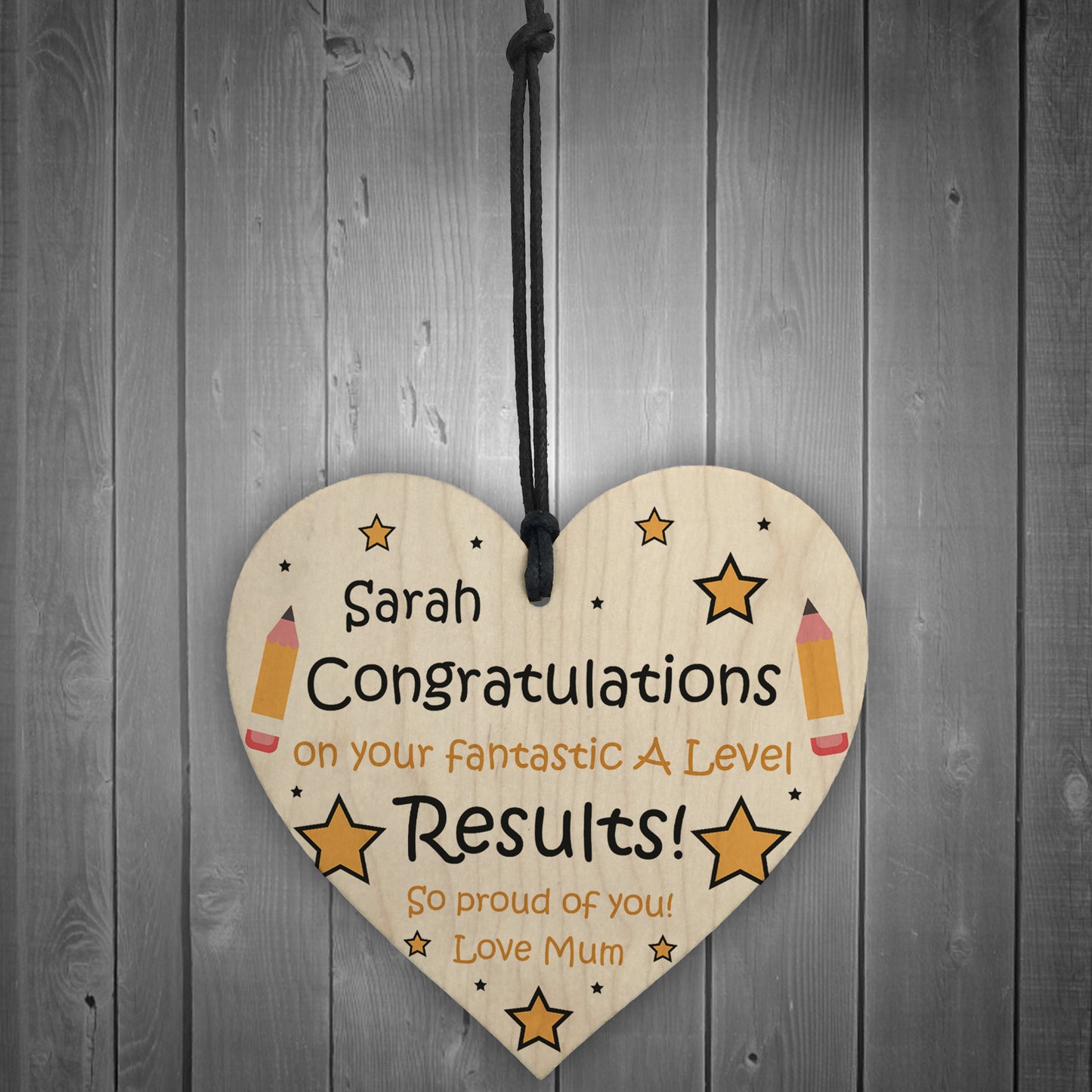 Personalised A Level Results Gift Congratulations Gift Leaving