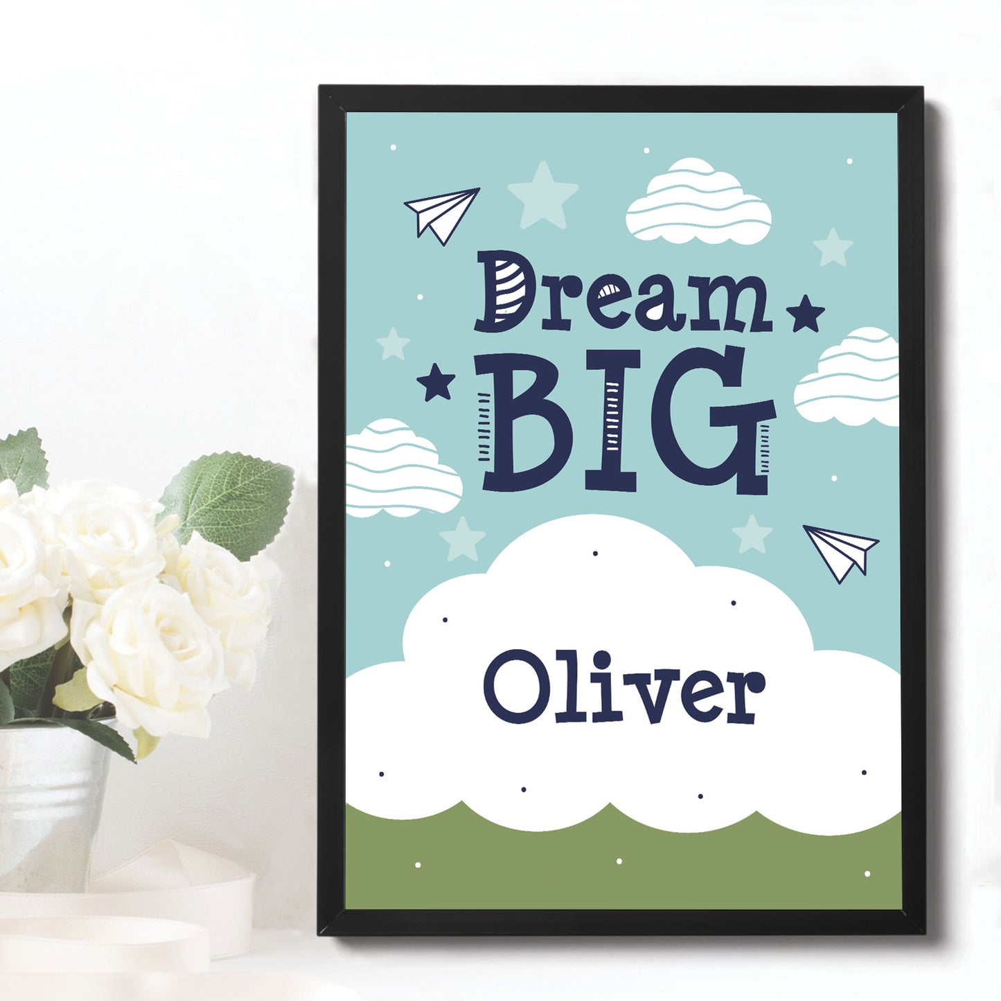 PERSONALISED Bedroom Sign For Boys Bedroom Wall Art Decor