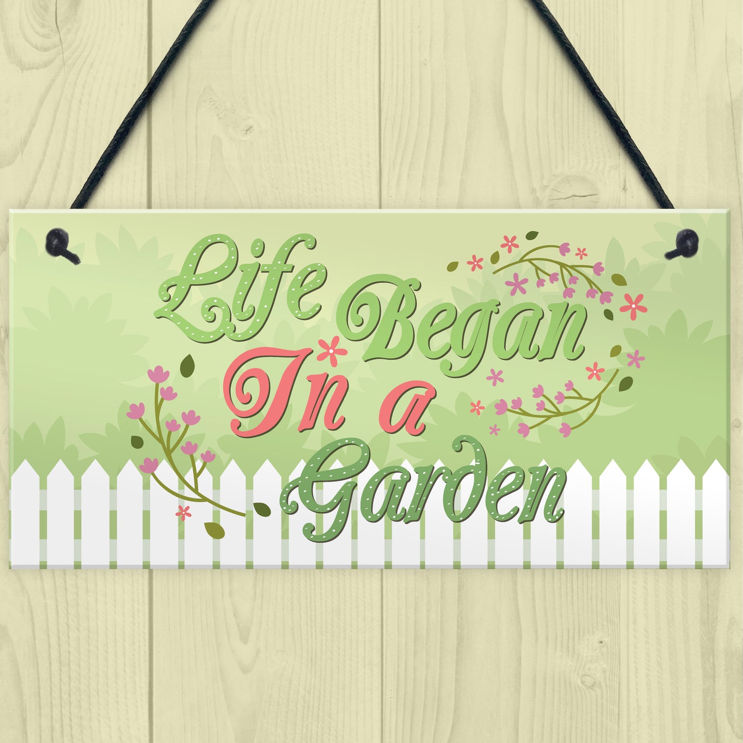 Life Began Plaques SummerHouse Signs Garden Shed Mum Nan