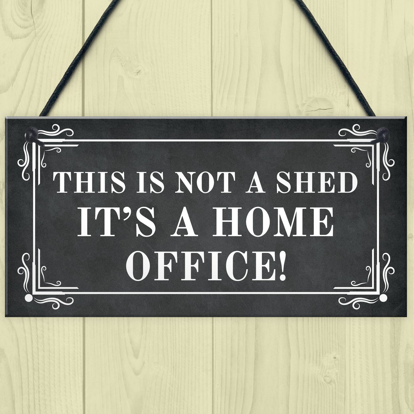 Personalised Hanging Door Sign Home Office Business Shed Sign