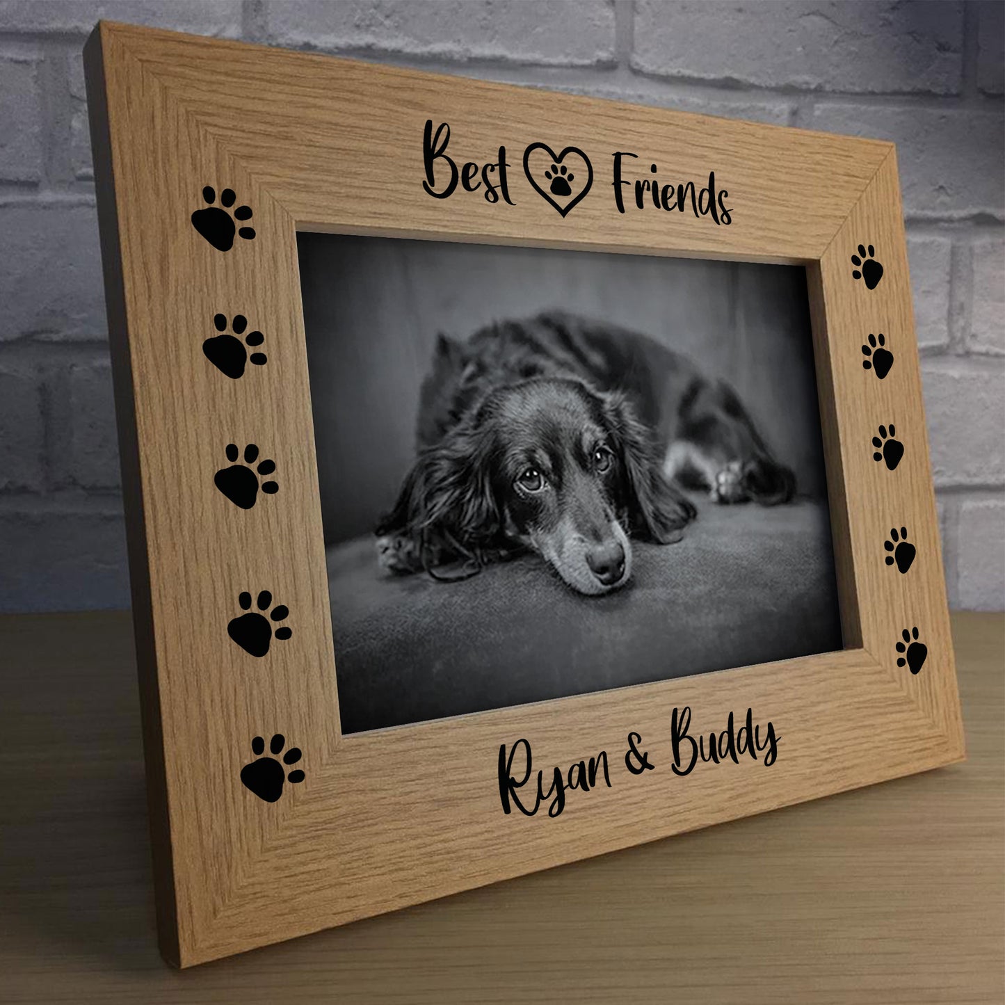 Gift For Family PERSONALISED Photo Frame For PET Dog Cat