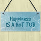 Funny Hot Tub Sign Hanging Plaque Hot Tub Decor Garden Sign