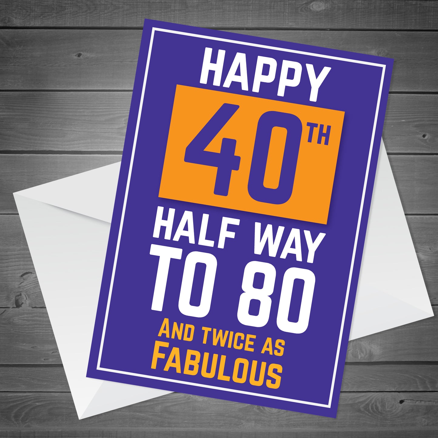 Funny 40th Birthday Cards For Him Her 40th Birthday Card Mum Dad