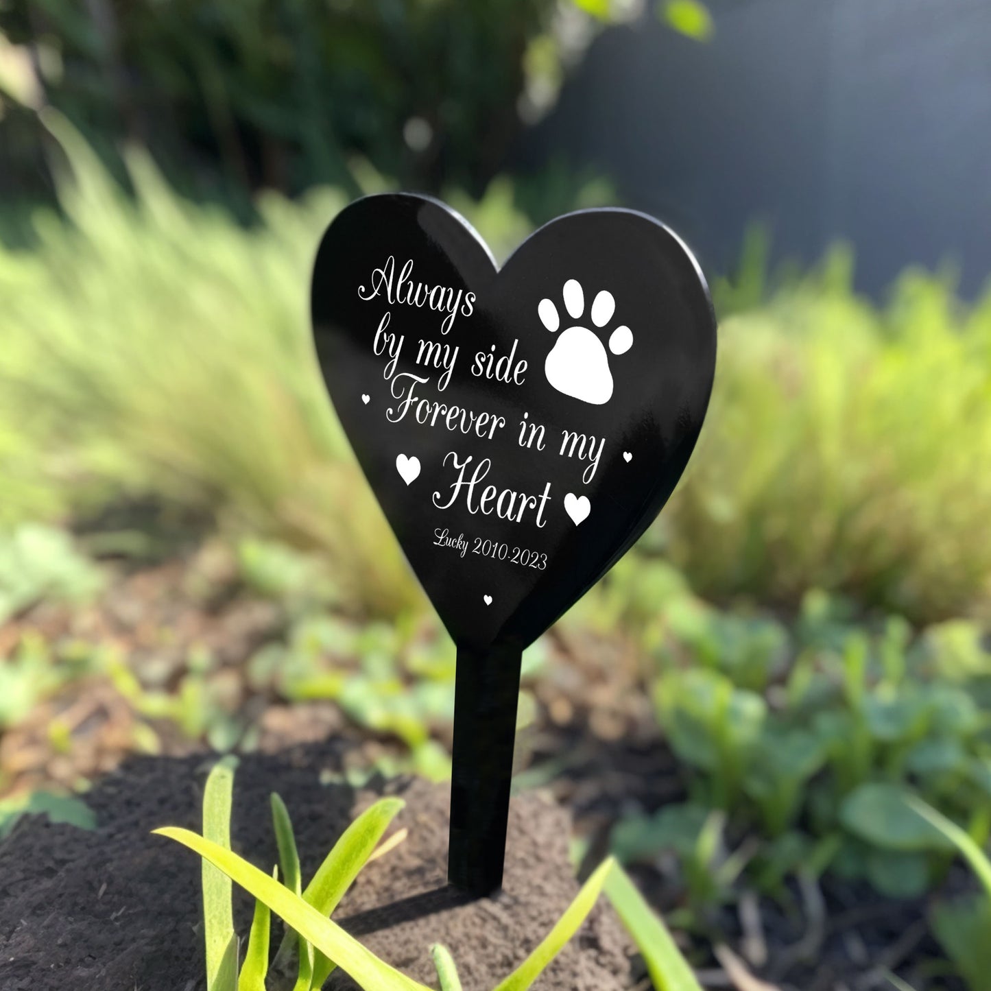 Memorial Plaque For Pet Dog Cat Personalised Grave Stone Gift