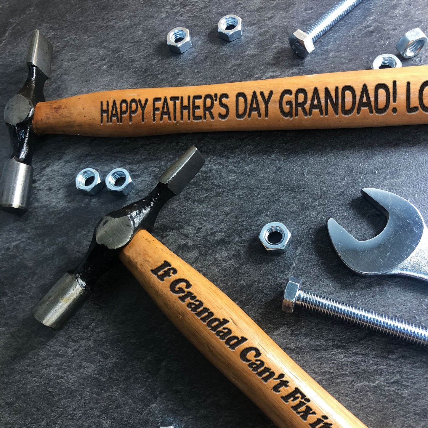 Fathers Day Gift For Grandad Engraved Hammer Novelty Gift