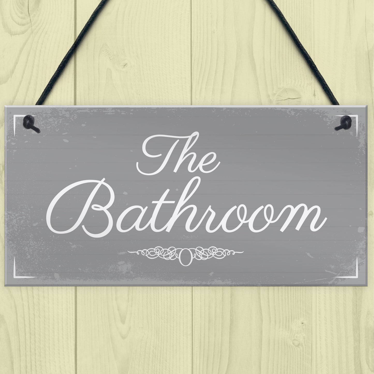 'THE BATHROOM' Door Sign Plaque Sign for Toilet or Bathroom