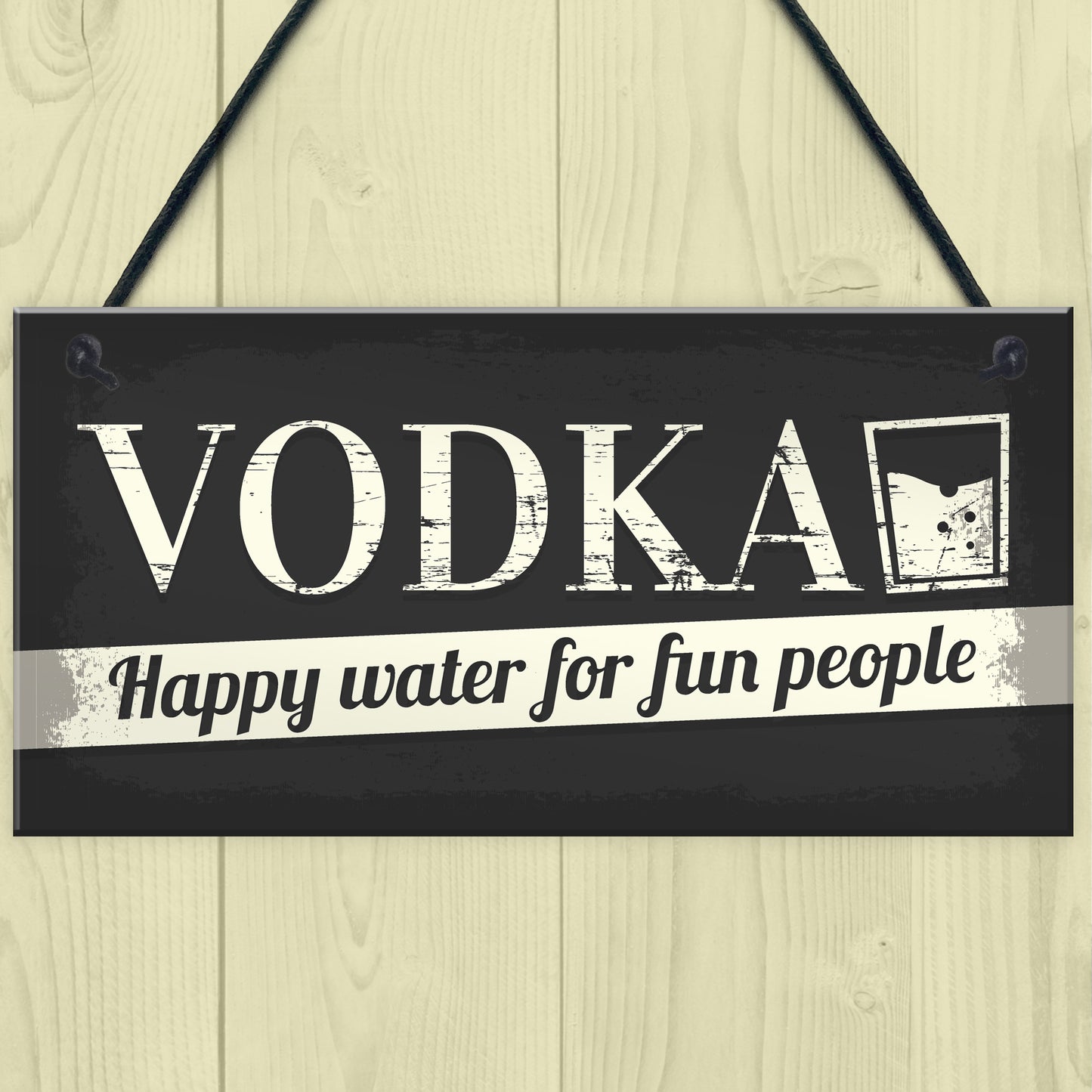 Vodka Novelty Sign Funny Alcohol Man Cave Bar Pub Hanging Plaque