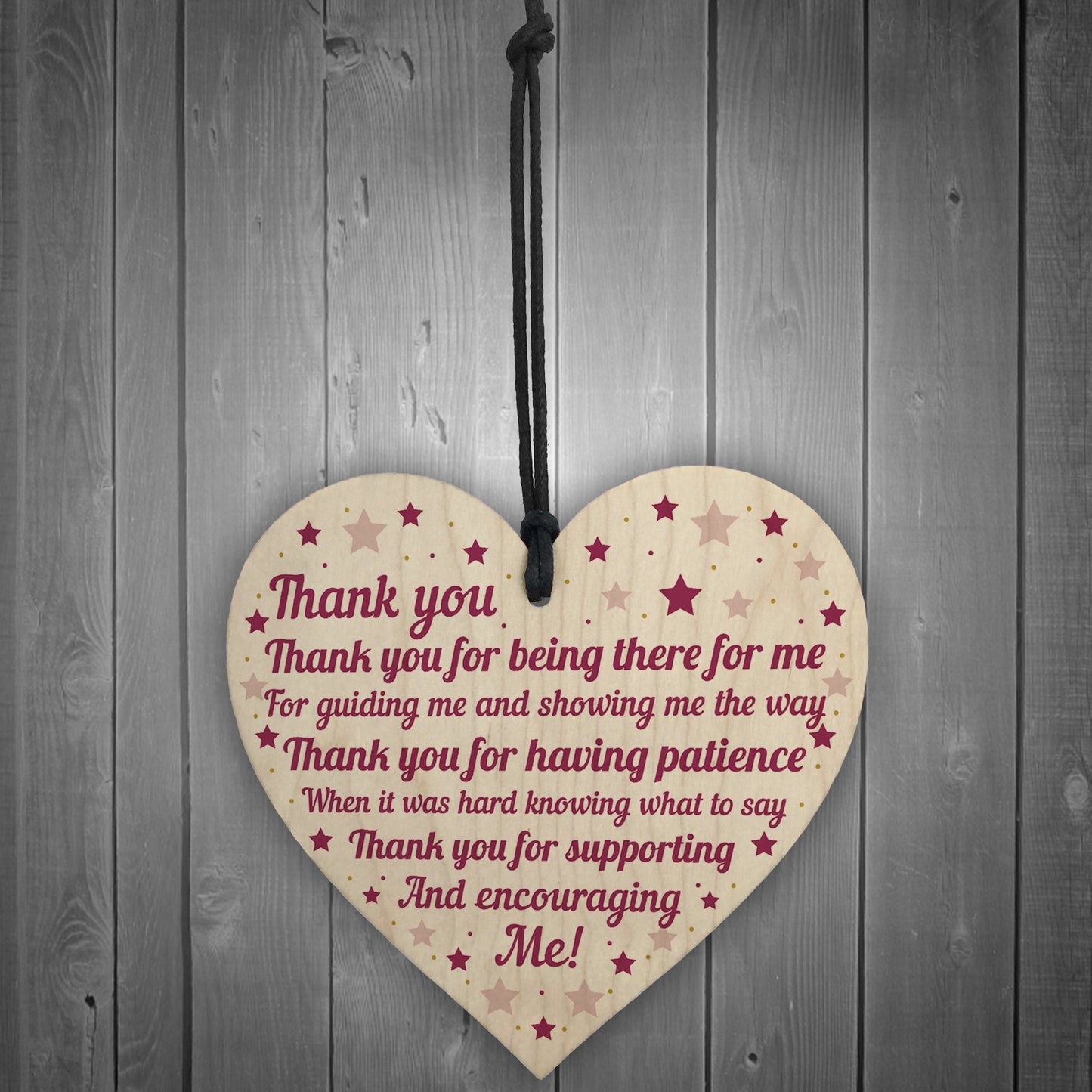 Thank You Gift Plaque FriendshipTeacher Mum Dad Mothers Day