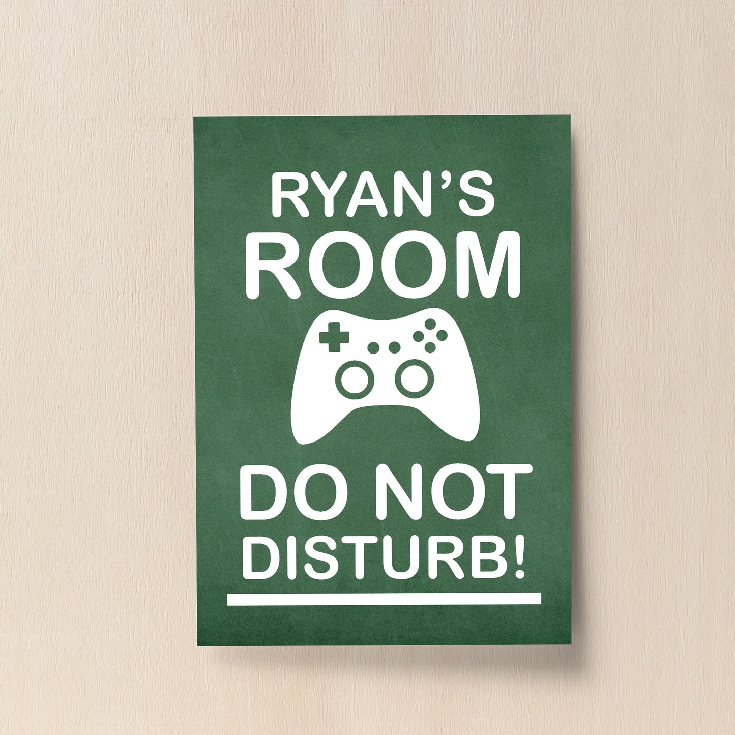 Personalised Gaming Poster Gaming Print Boys Bedroom Man Cave