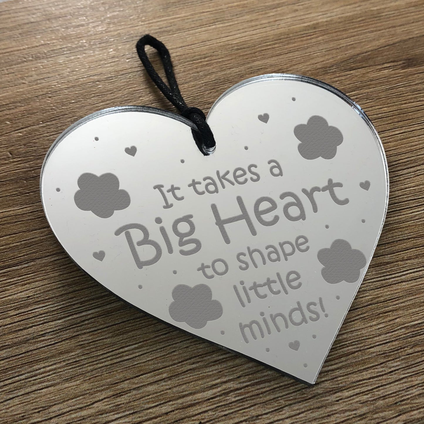 Teacher Mirror Heart Thank You Gift For Teacher Teaching