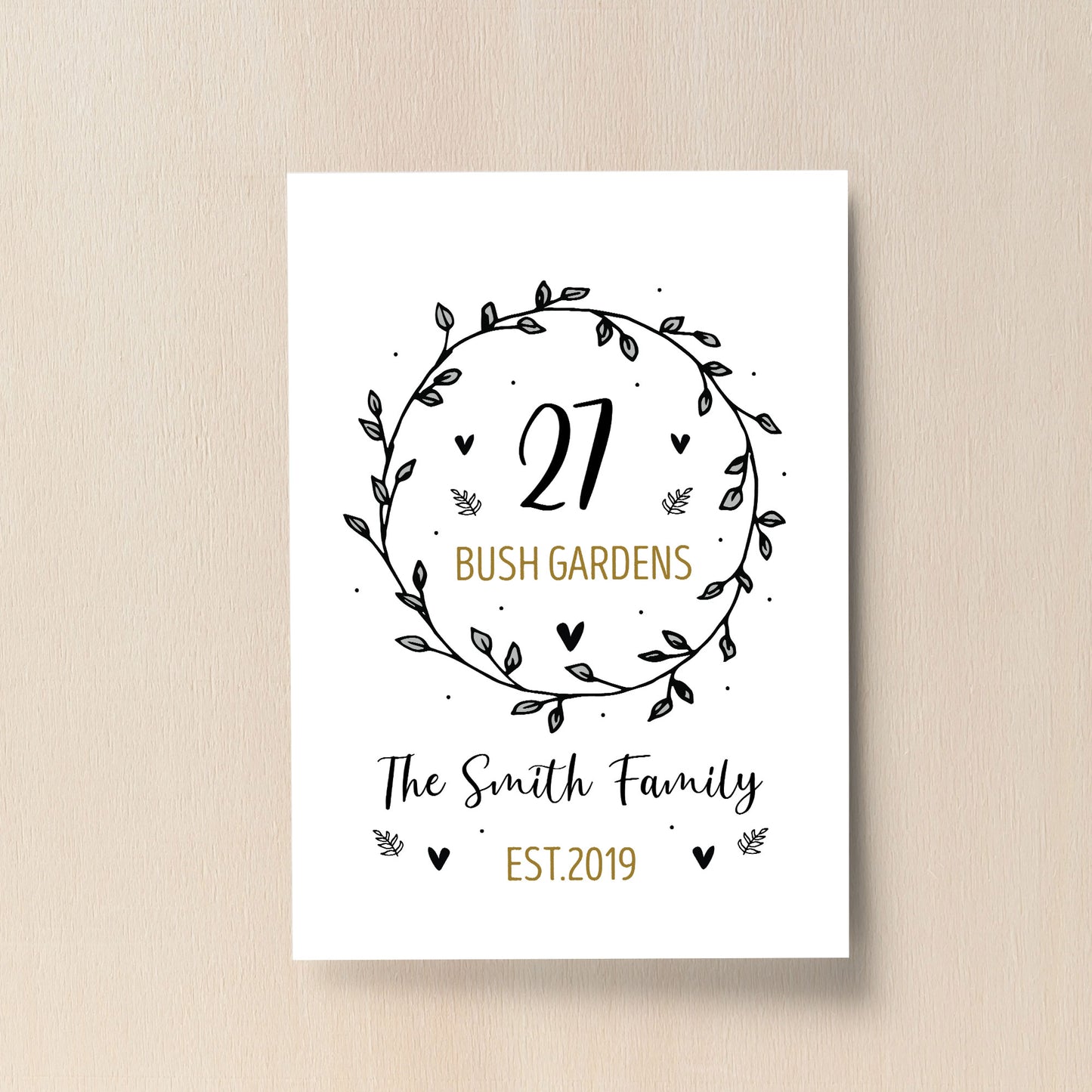 New Home Gift First Home Print 1st Home Personalised Gift