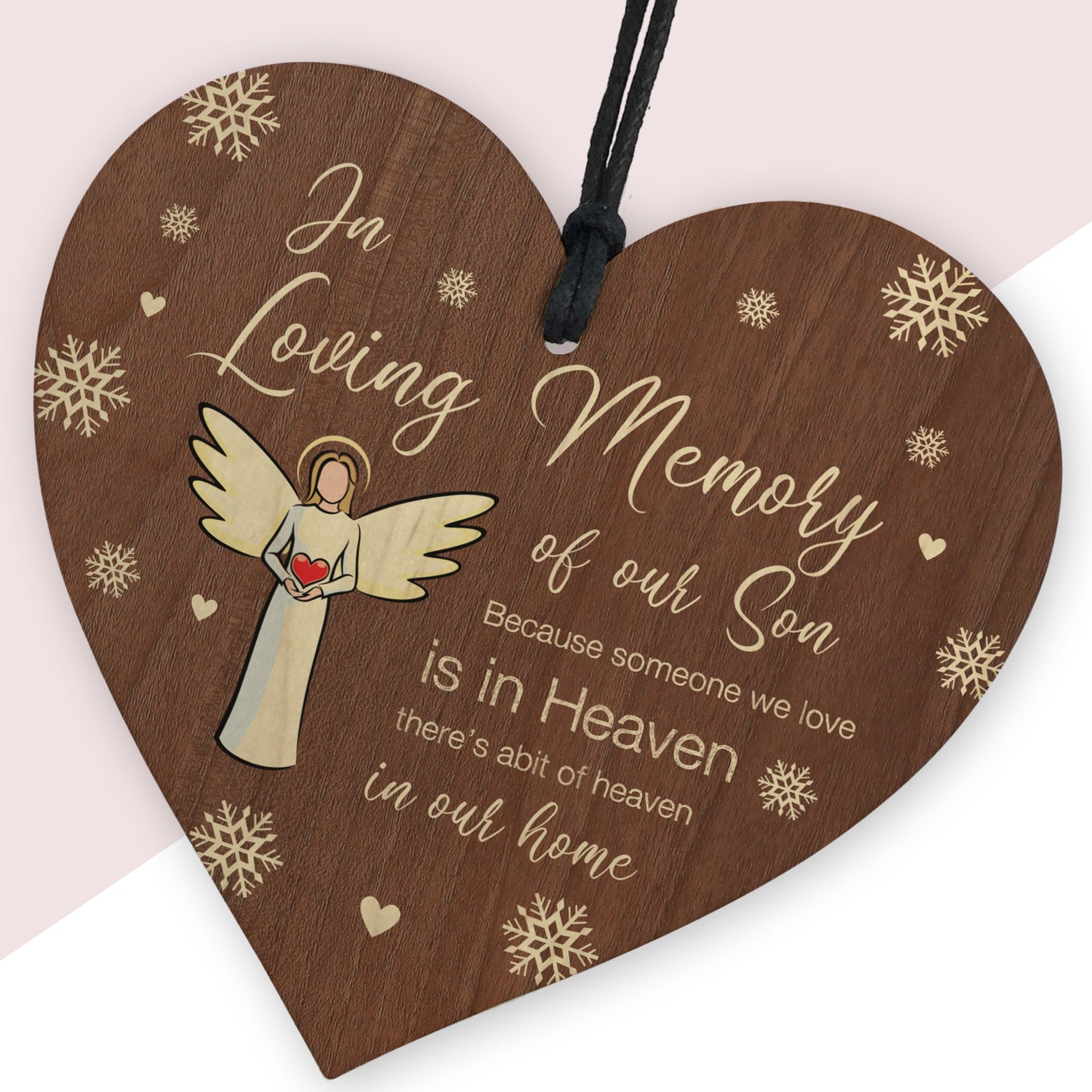 In Loving Memory of Son Memorial Bauble Ornaments Remembrance