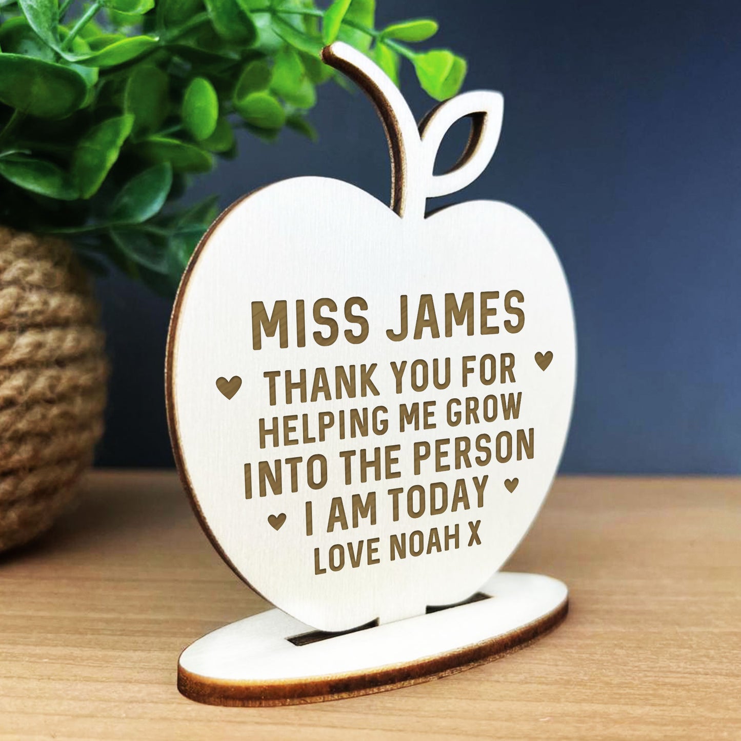 Teacher Gifts Thank You Gifts For Him Her Apple Personalised