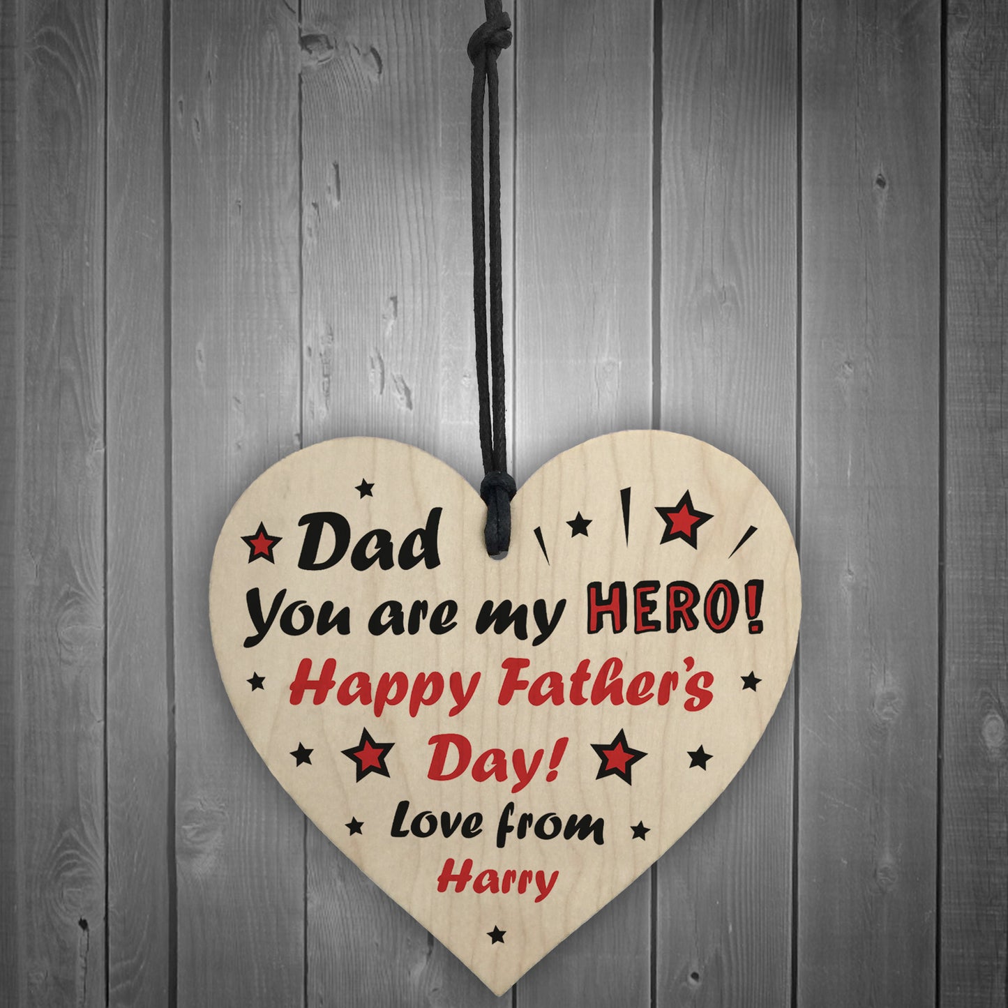 Novelty Fathers Day Gift For Dad Personalised Superhero Gift