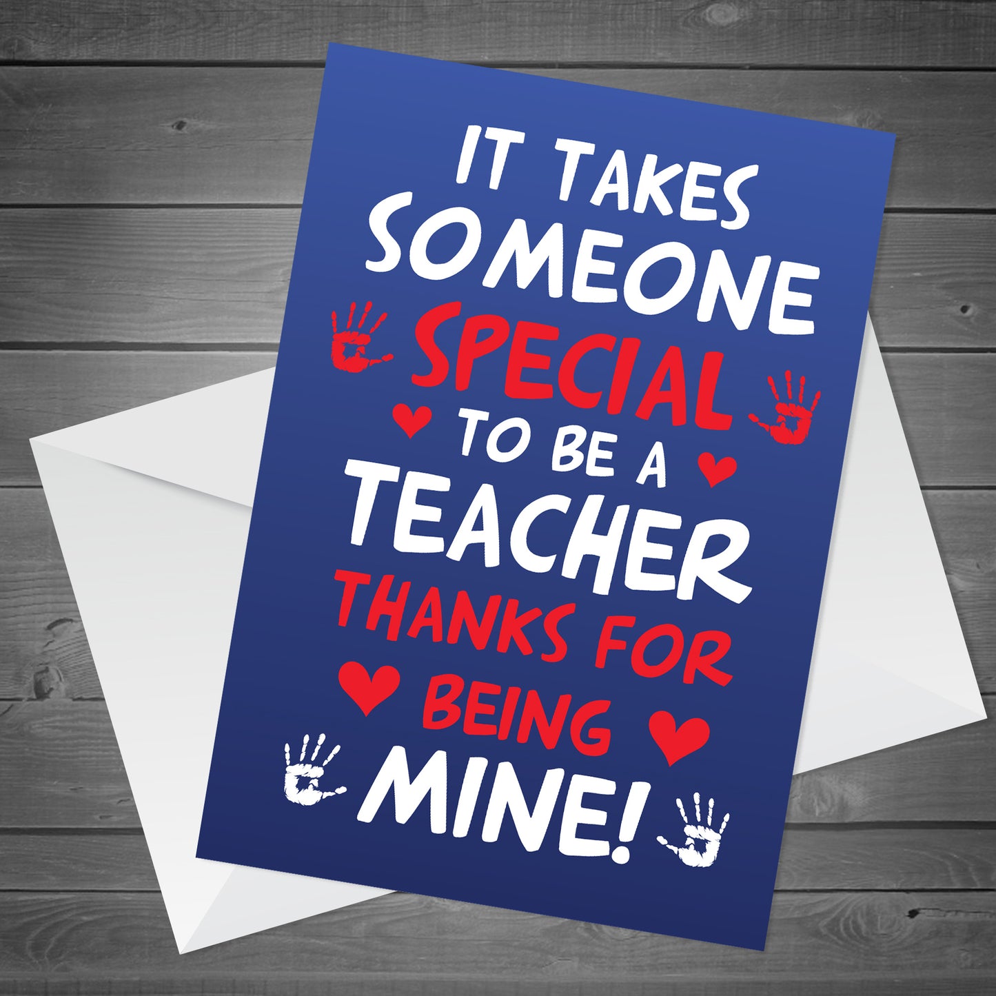 Thank You Card For Teaching Nursery Pre School Teacher Card