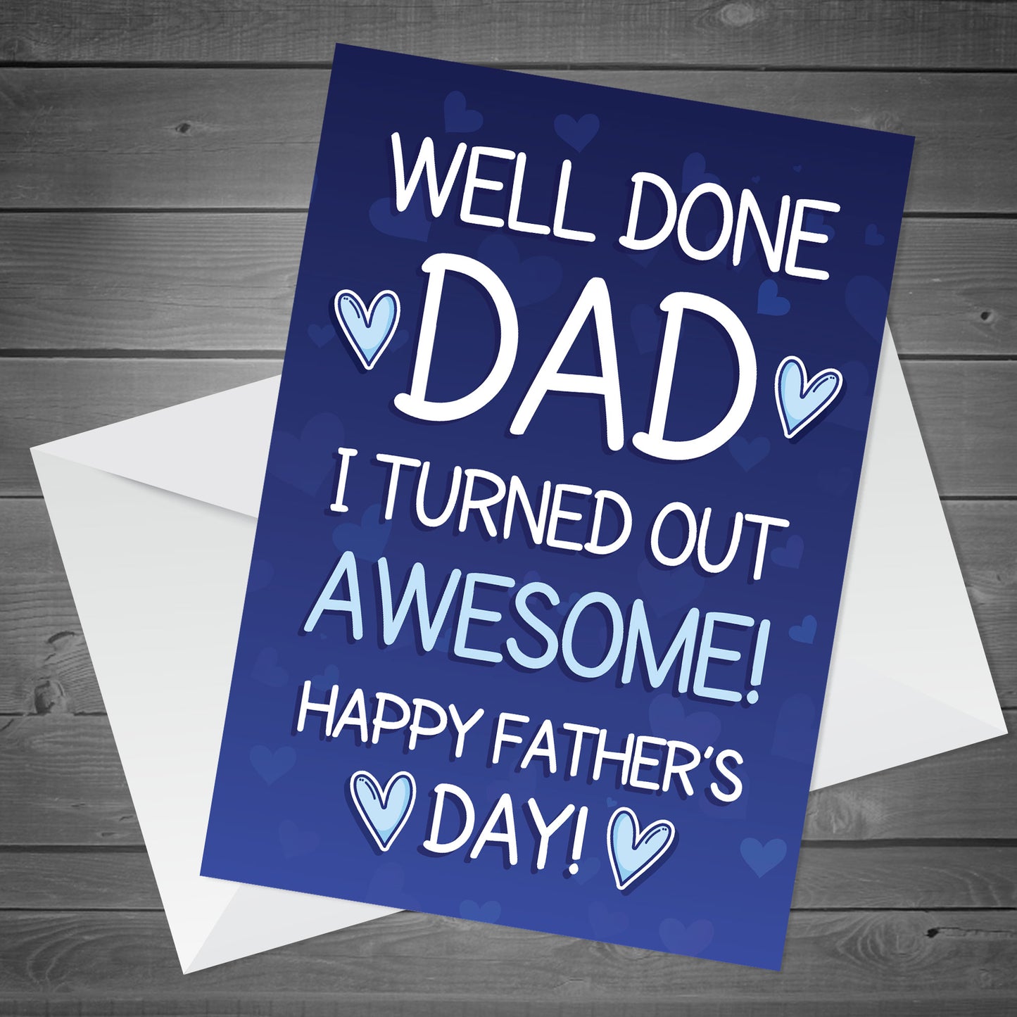 Red Ocean Funny Cheeky Fathers Day Card Rude Humour Card