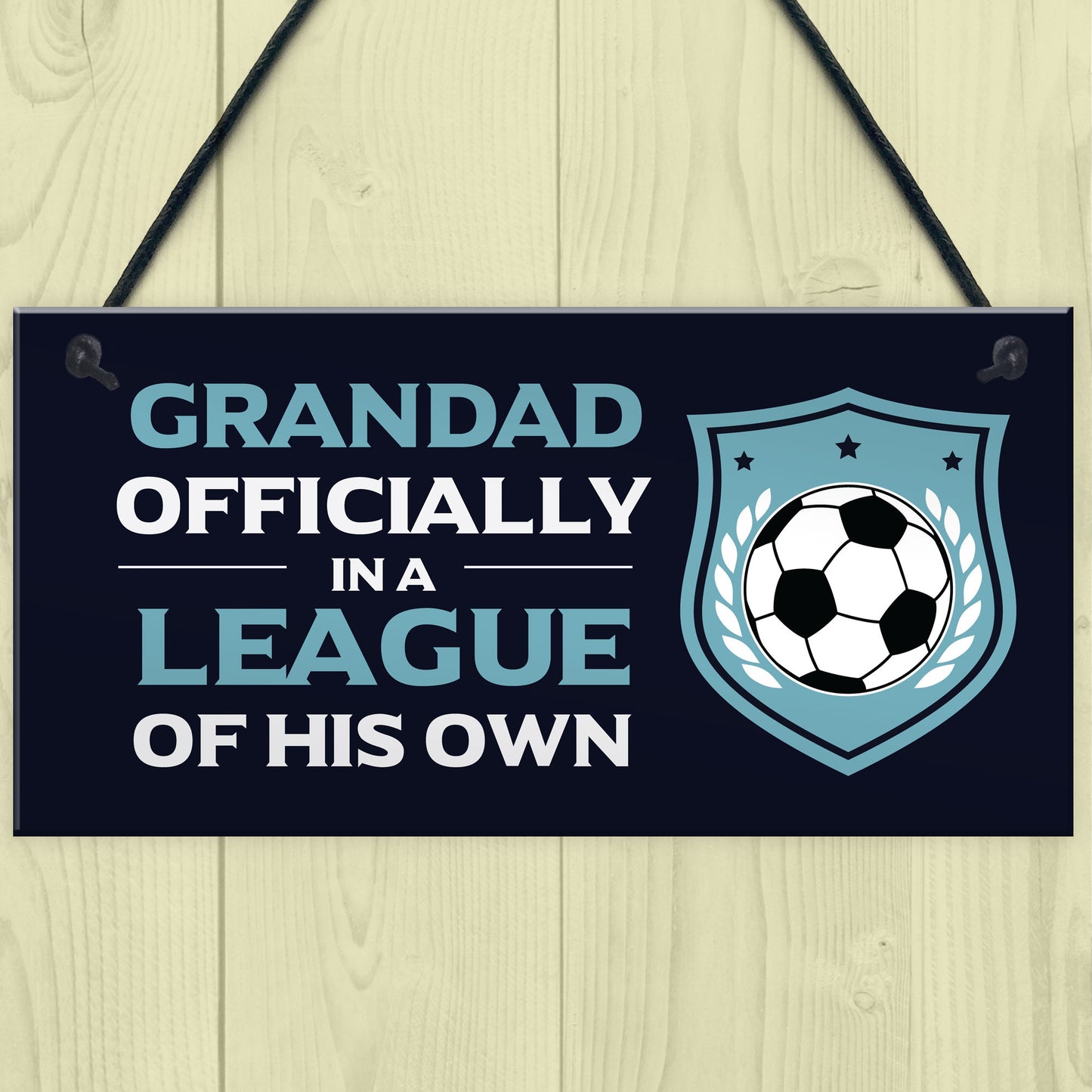 Grandad Gift For Fathers Day Birthday Football Sign Novelty