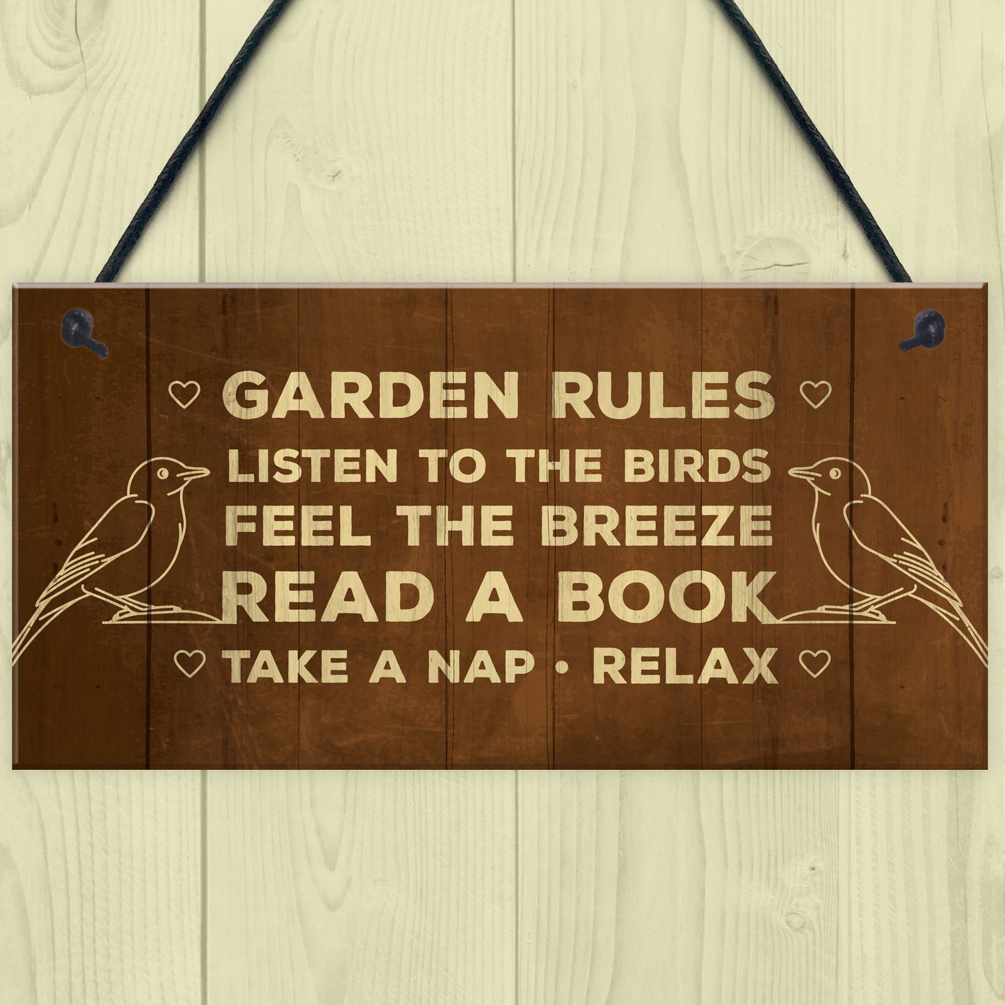 Garden Plaque For Outside Garden Summerhouse Sign Hanging