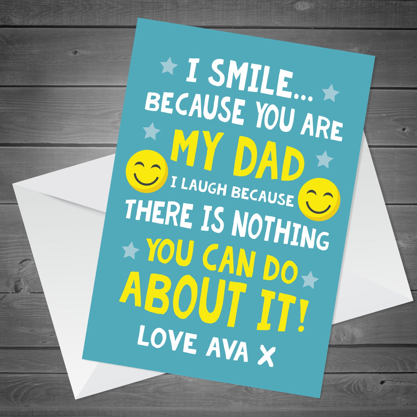 Funny Fathers Day Card Funny Dad Birthday Card Personalised