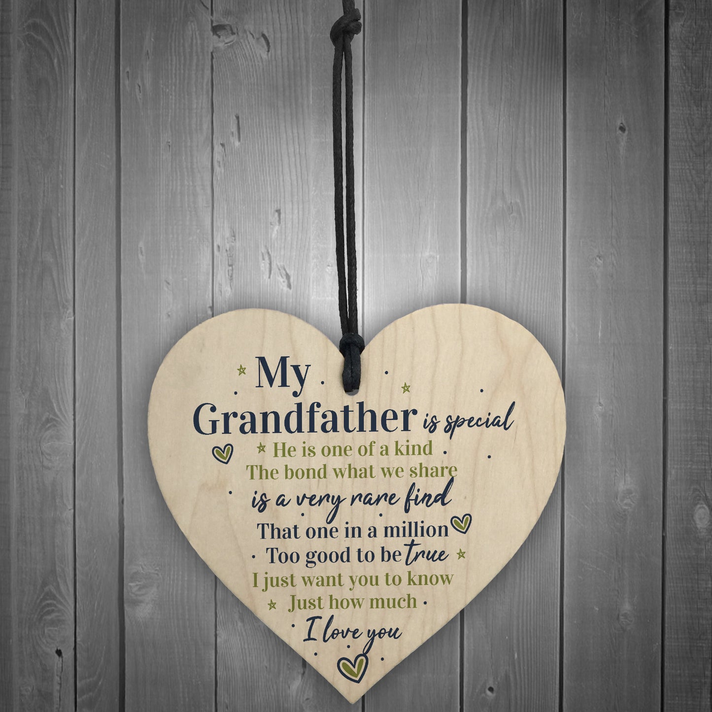 Gifts For Him Grandfather Heart Grandad Dad Birthday Gifts