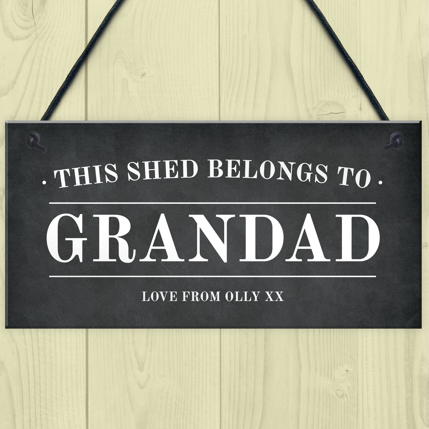 Novelty Shed Sign Personalised This Shed Belongs To Man Cave