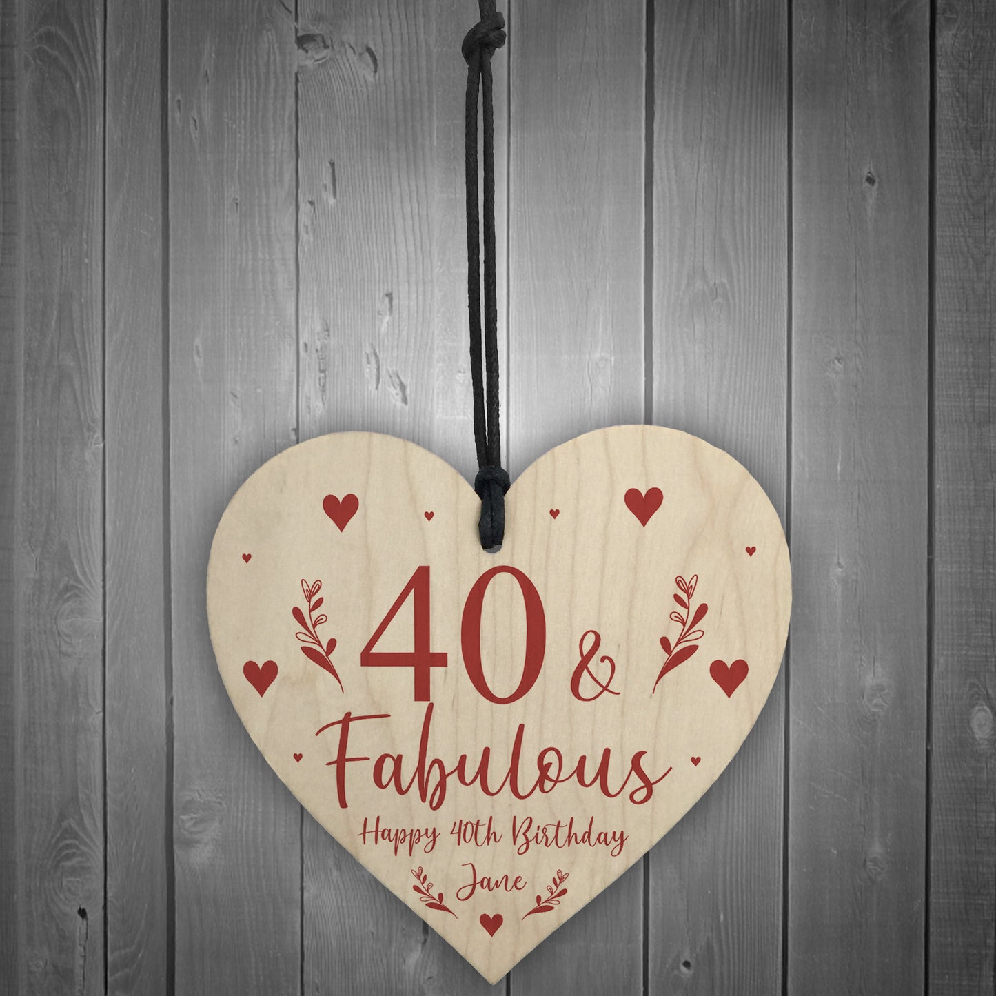 40th Birthday Gift For Mum Sister Auntie Personalised 40