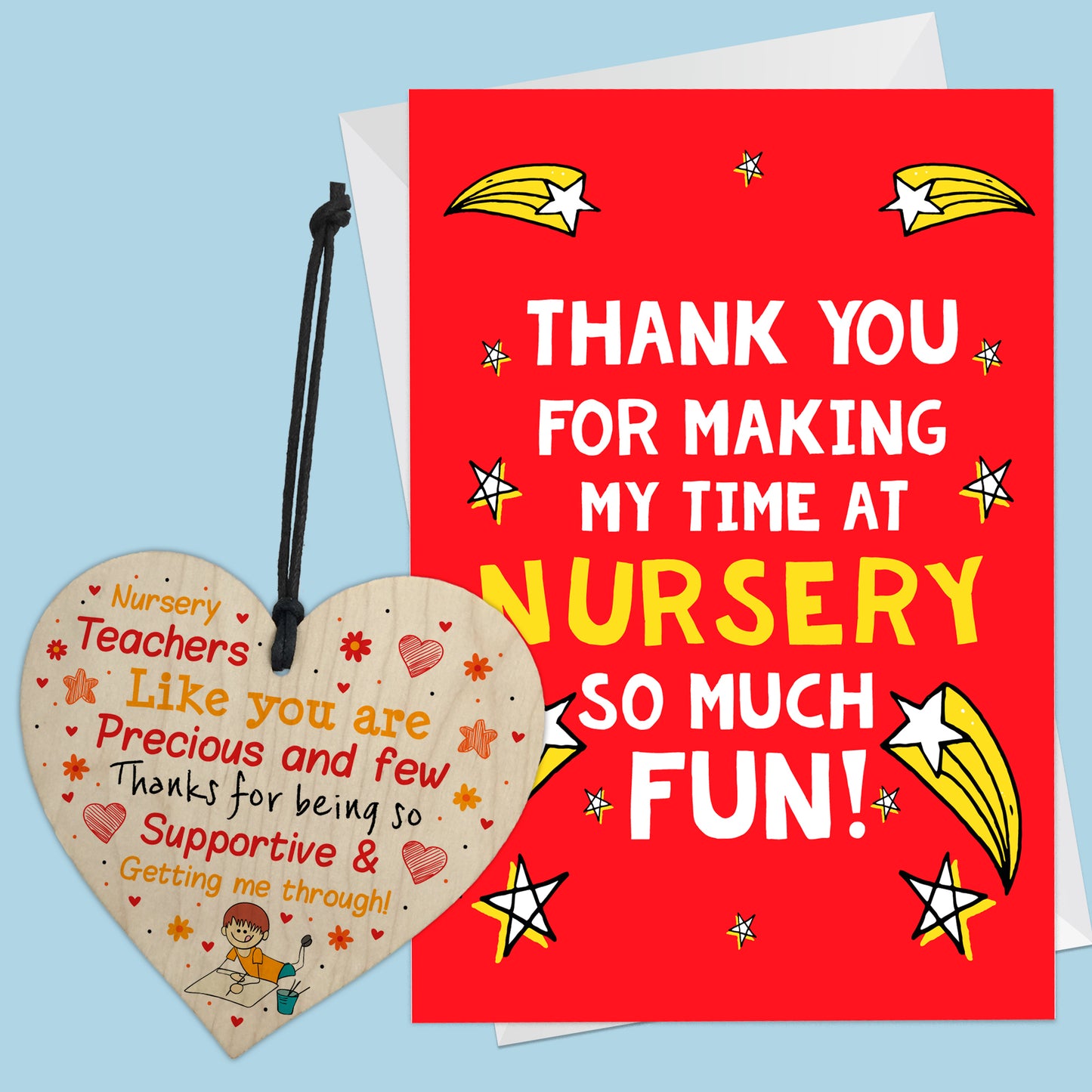 Thank You Card For Nursery Teacher Appreciation Gift For Teacher