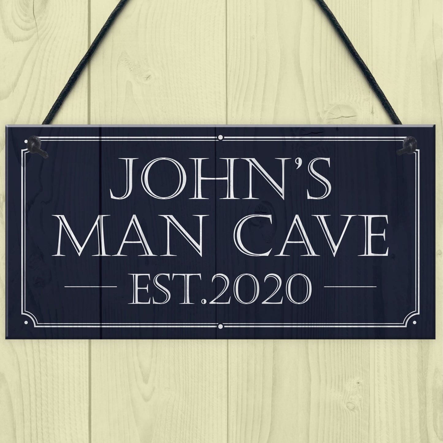 Man Cave Personalised Decor Signs Novelty Gifts For Him Men Boys