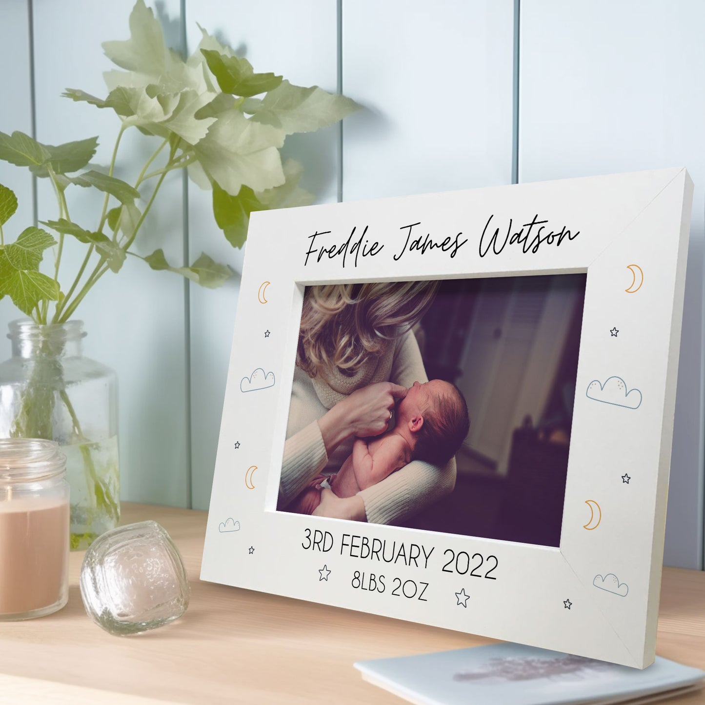 Personalised Baby Photo Frame New Baby Gifts Baby Girl Boy Gifts