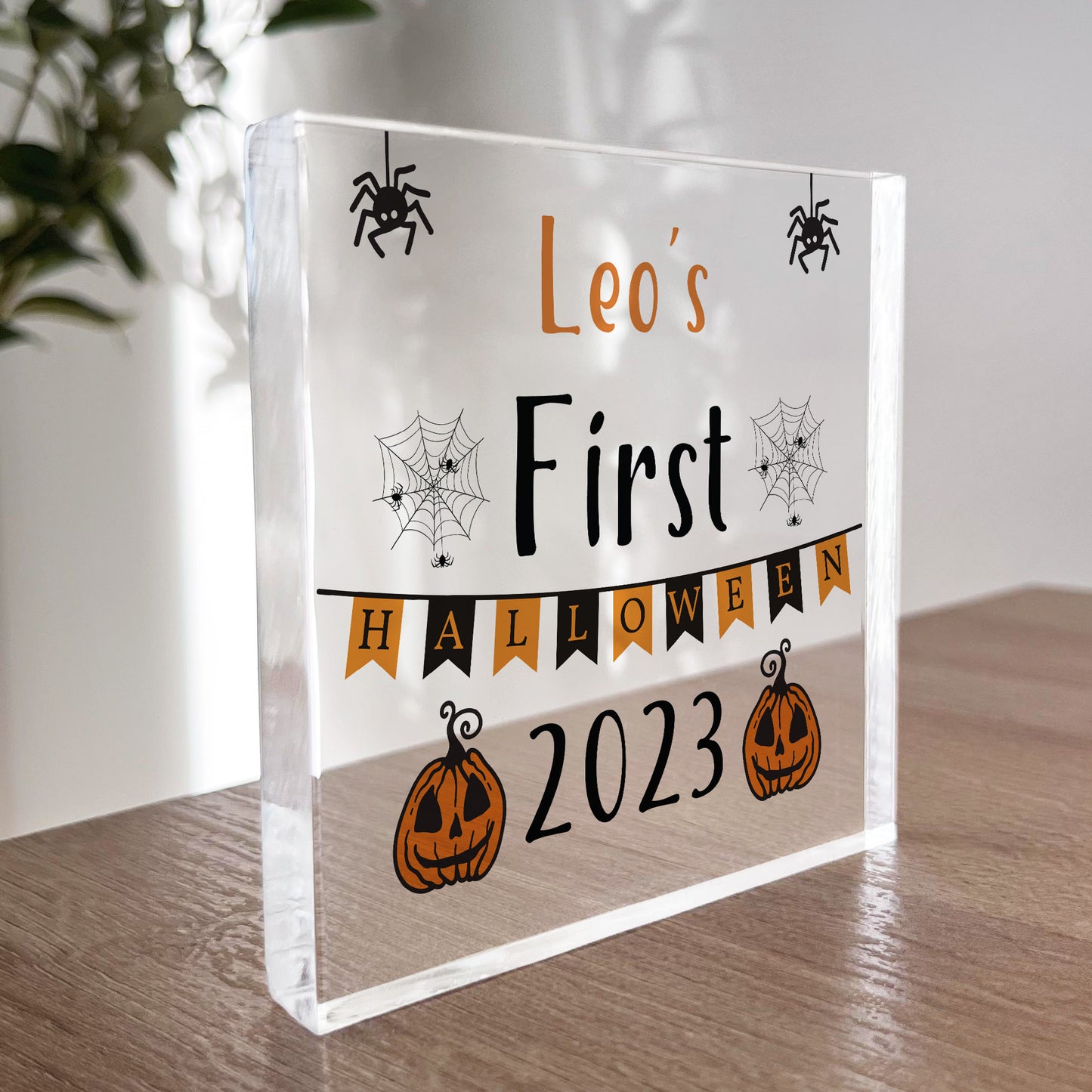 My First Halloween Gift Personalised Halloween Gift Decoration