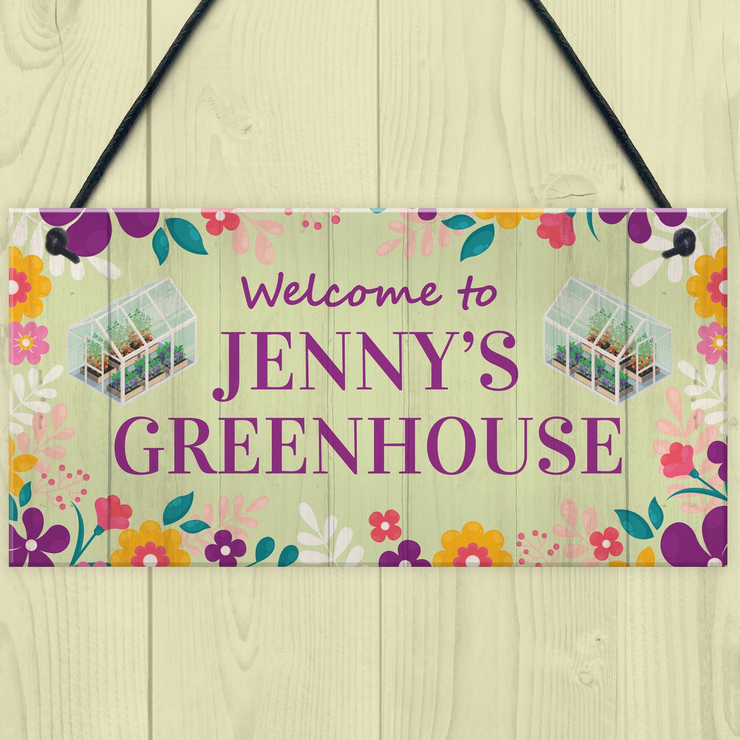 Garden Sign / Greenhouse Sign / Personalised Garden Sign