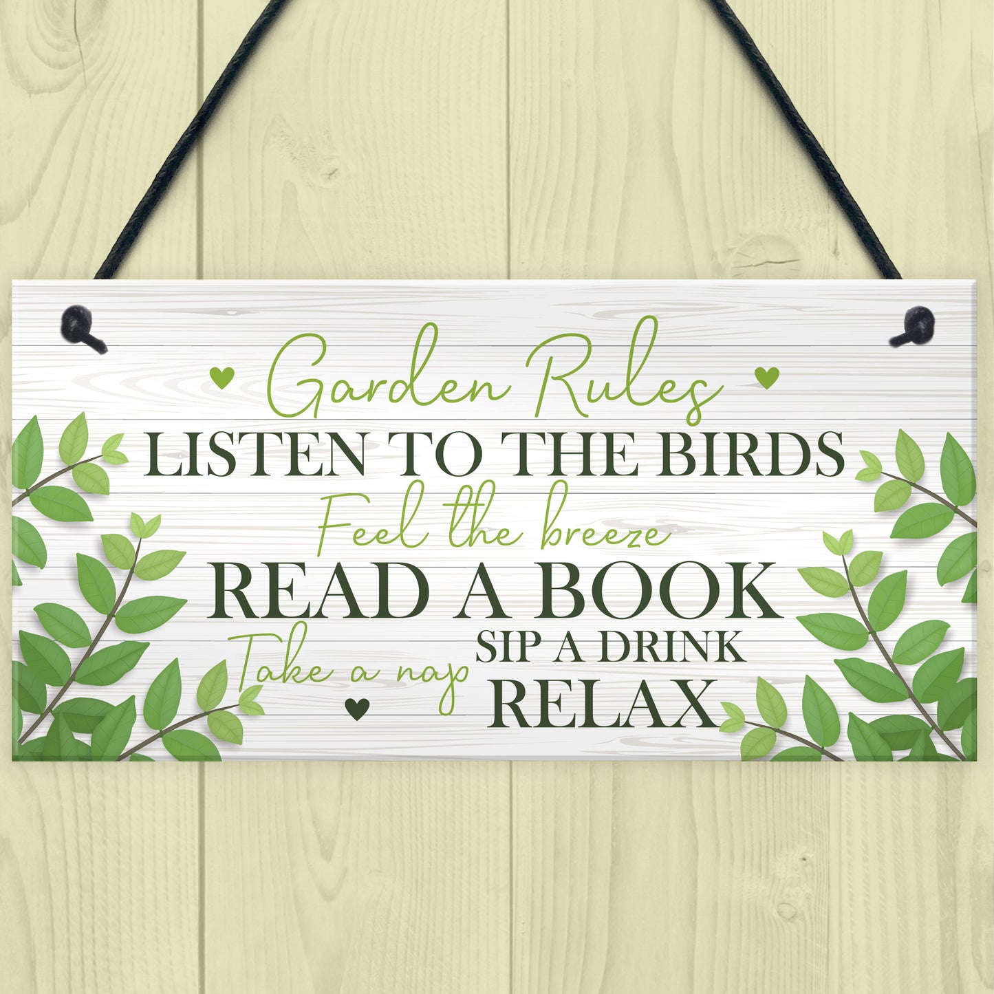 Garden Plaque Hanging Summer House Garden Shed Gifts For Mum