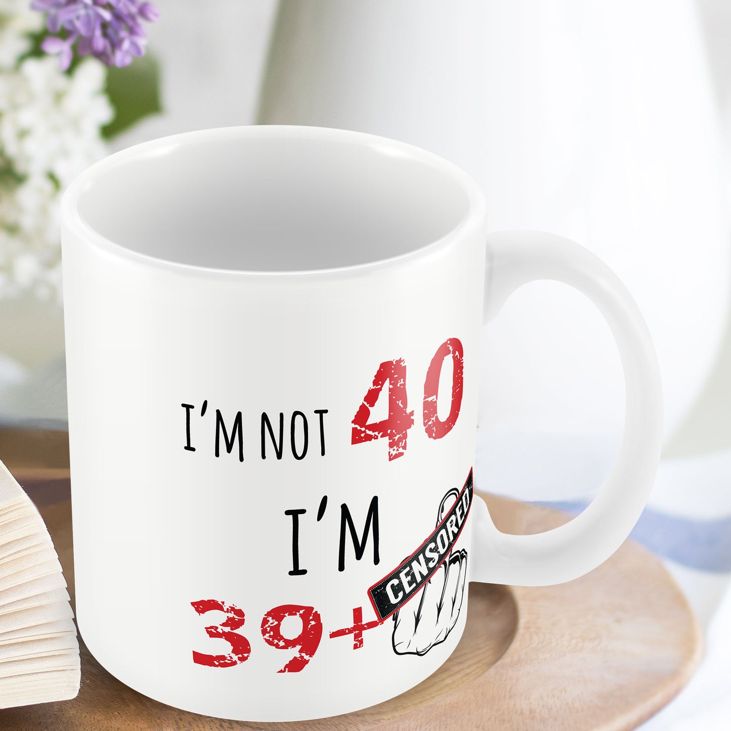 Funny 40th Birthday Gifts For Women Men Forty Party Mug Gifts