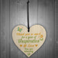 Handmade Hanging Heart Gift For Teacher Childminder Friend