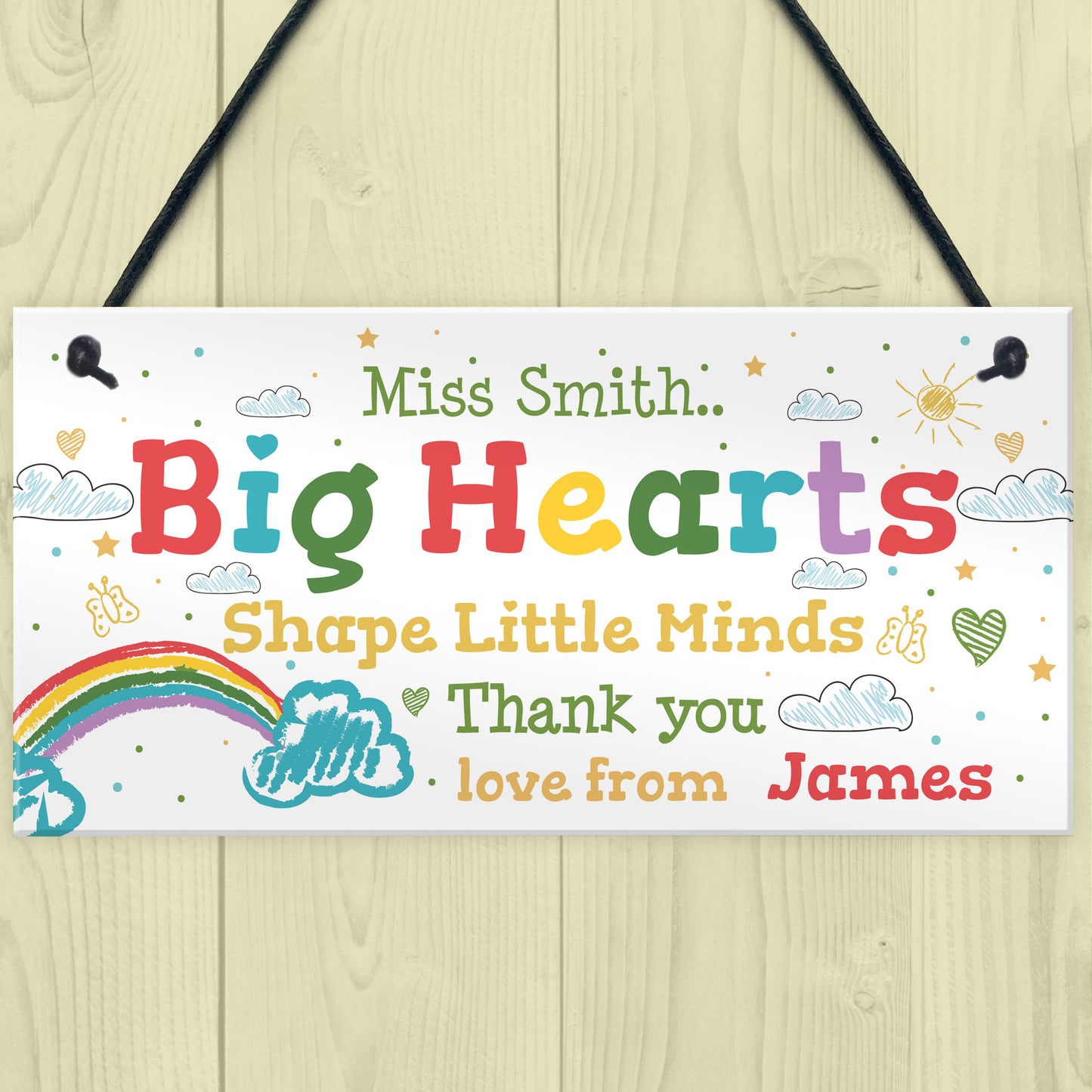 Personalised Teacher Gifts For Women Men Thank You Present