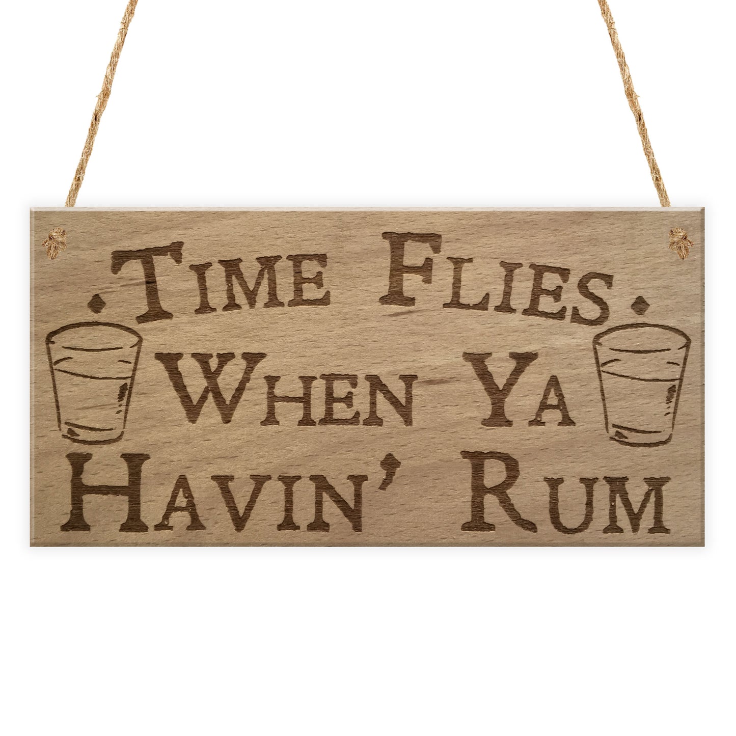 Havin Rum Funny Alcohol Man Cave Home Bar Pub Hanging Plaque