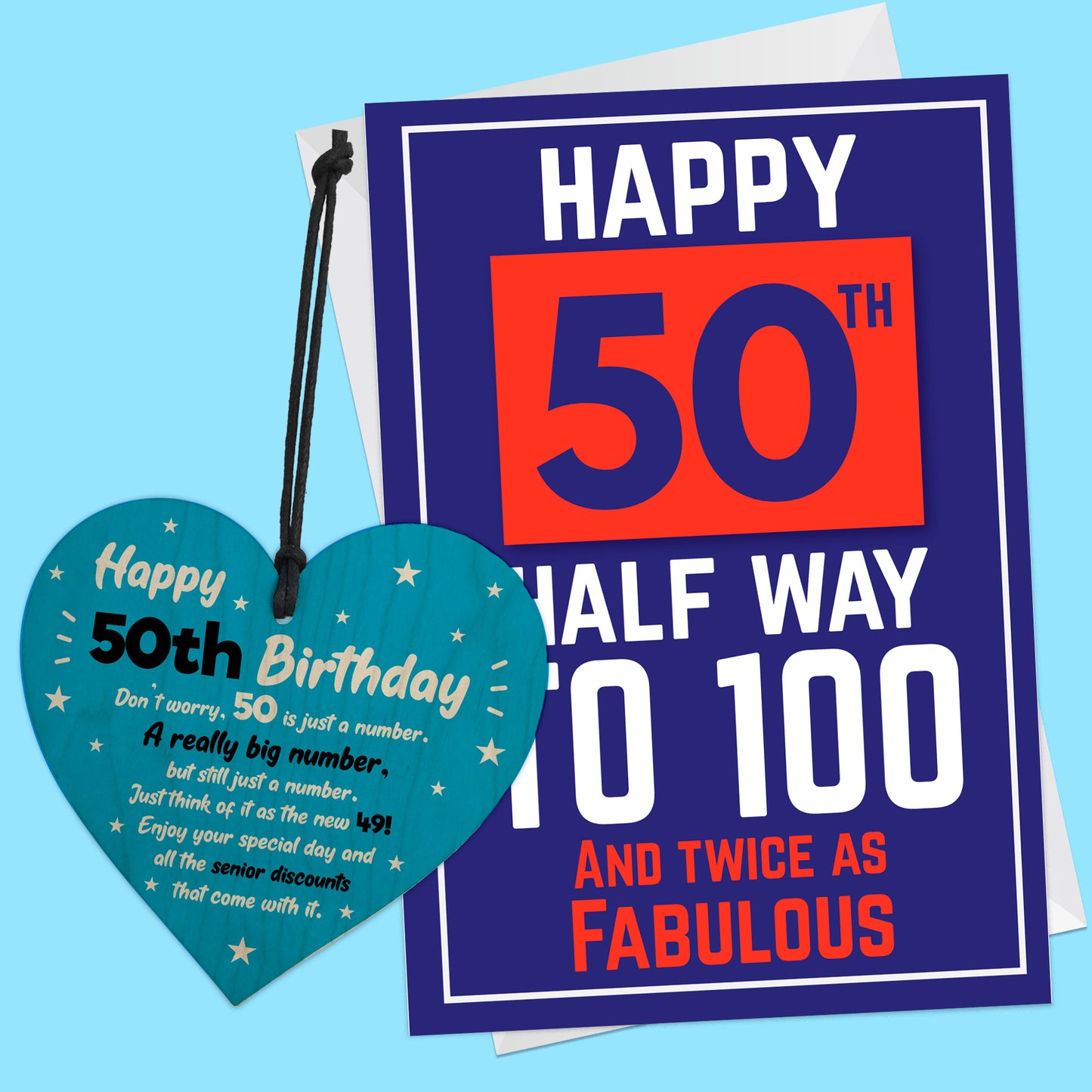 Funny 50th Birthday Gift for Women and Men Turning 50 Years Old