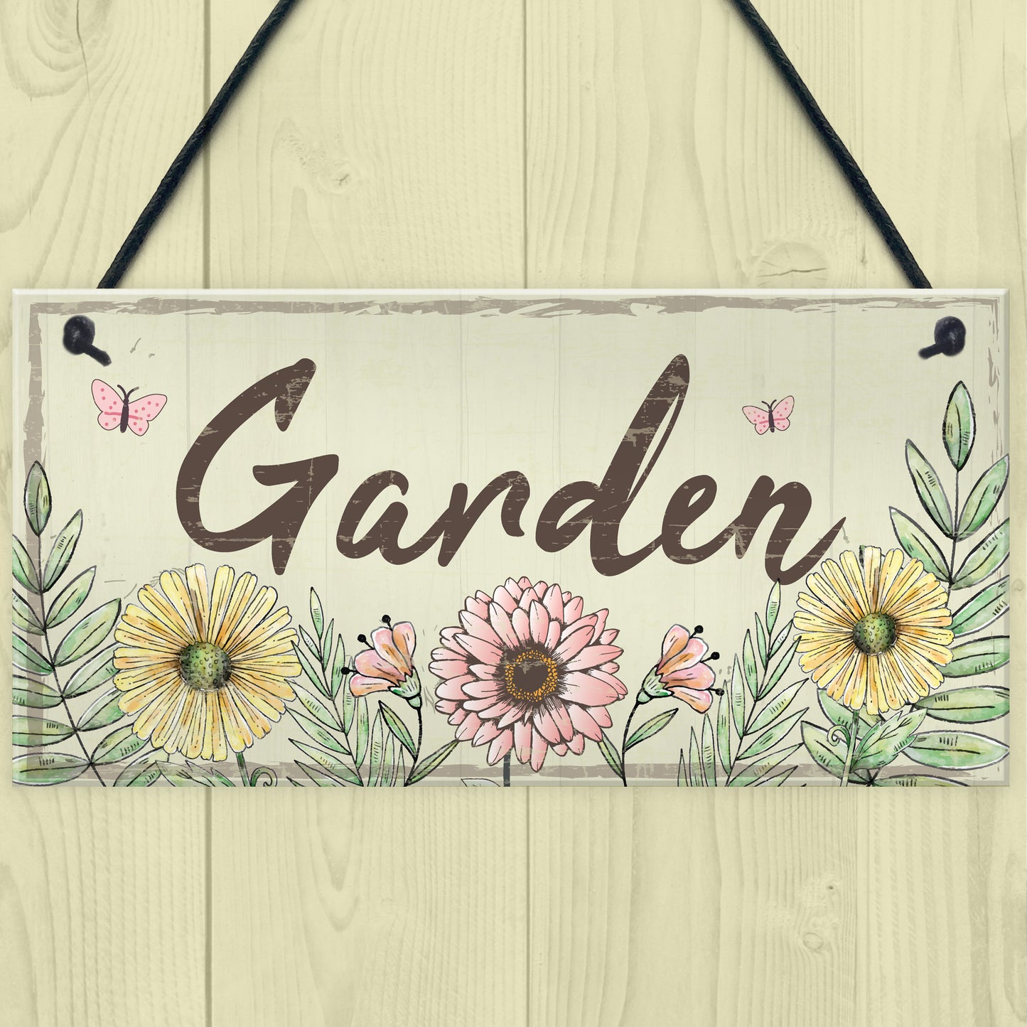 Garden Sign Door Shed Garden SummerHouse Plaque Home Decor