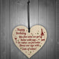 Funny 40th 50th 60th Birthday Card Gift For Men Women Wood Heart