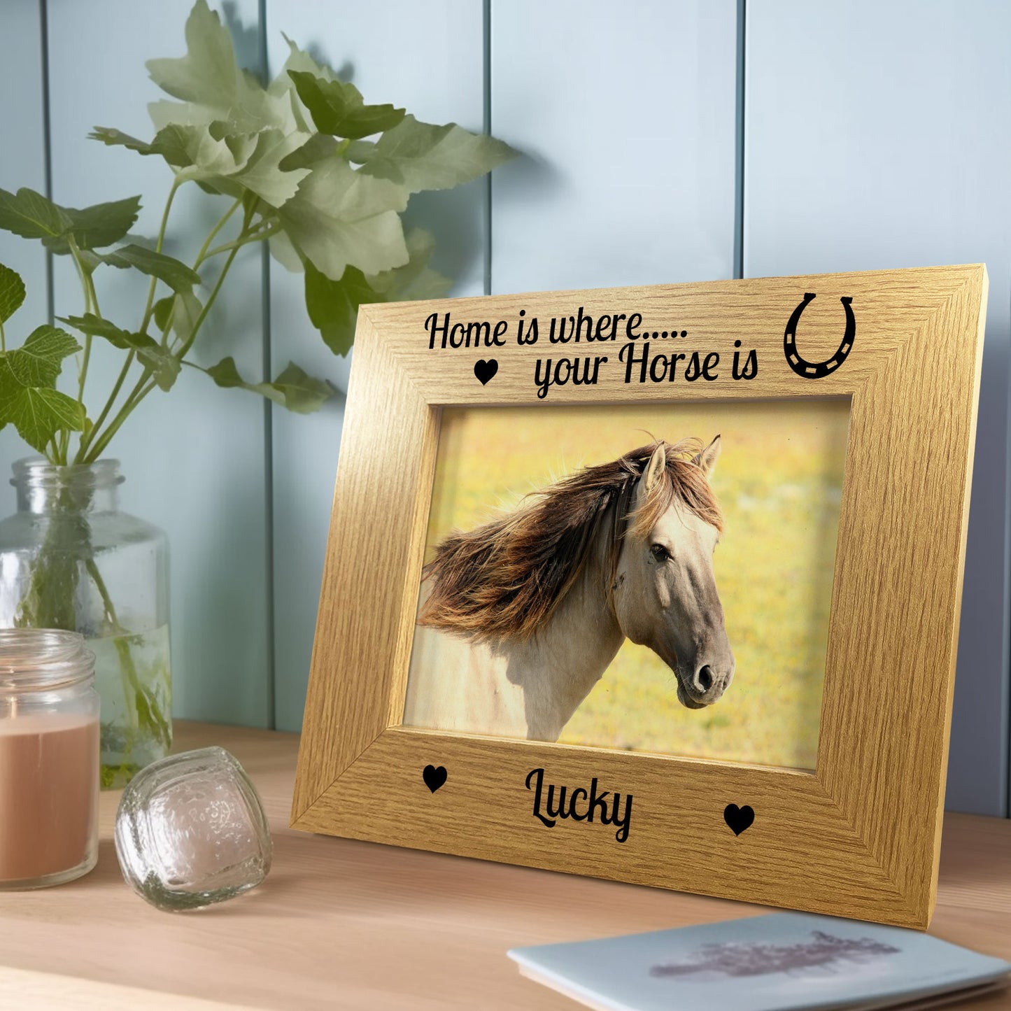 Personalised Photo Frame For Horse Pony Pet Gift Horse Gifts