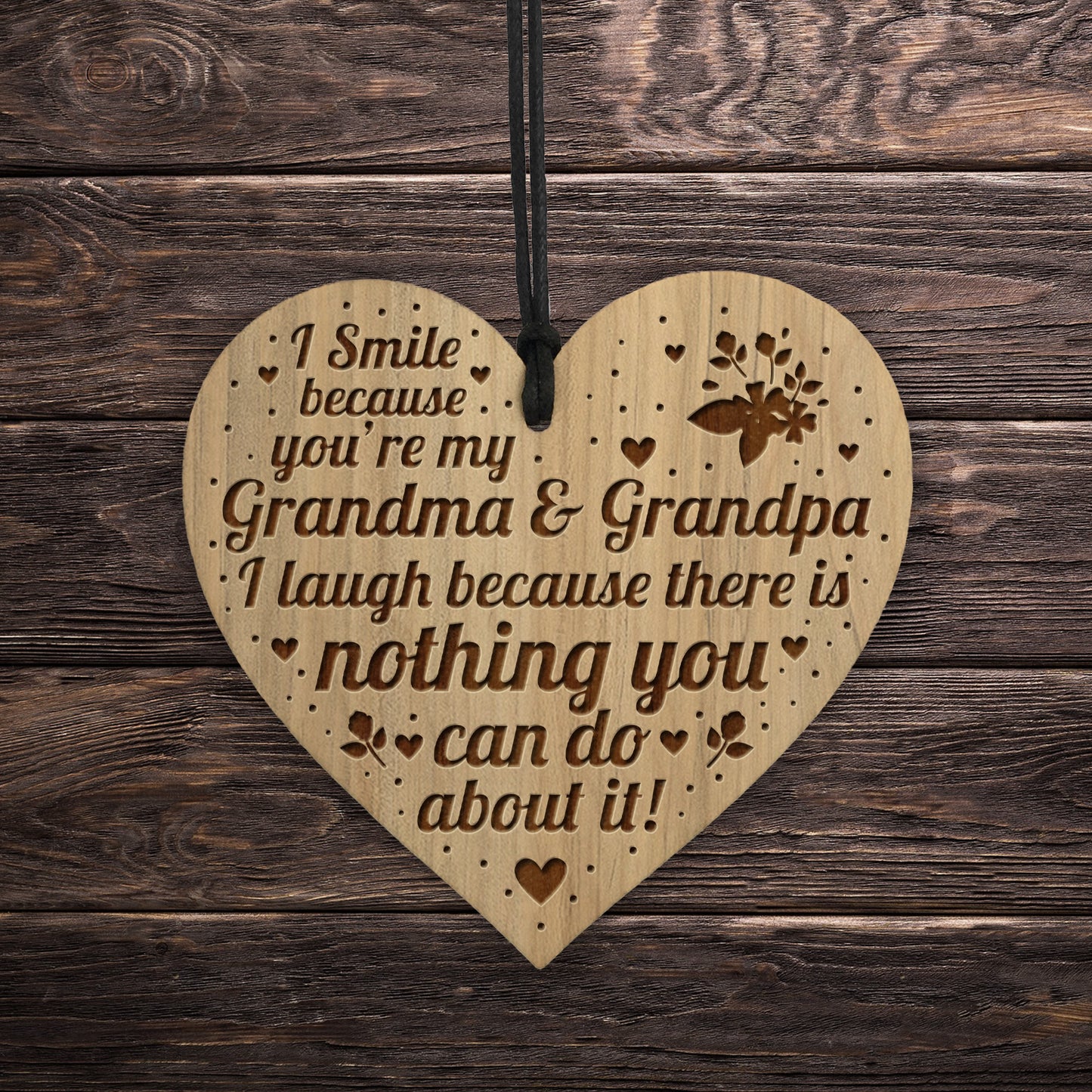 Grandma And Grandpa Gifts Hanging Wall Plaque Birthday Gift