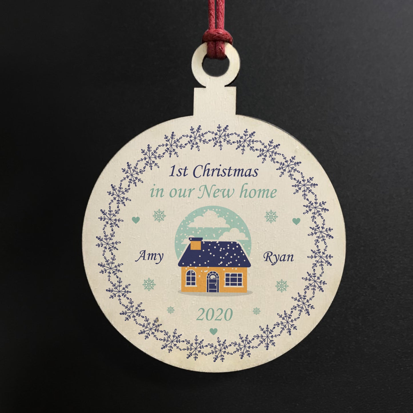 1st Christmas New Home Christmas Tree Decor PERSONALISED