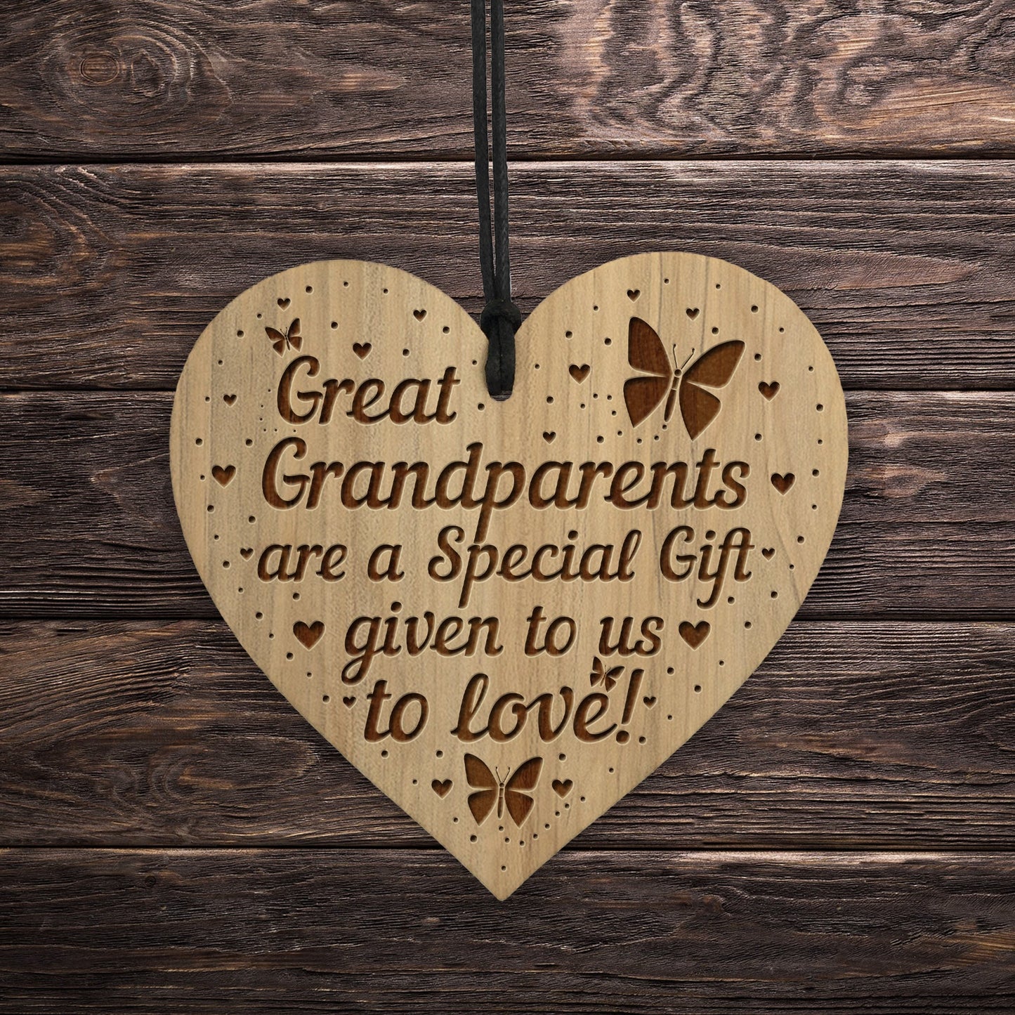 Great Grandparents Plaque Engraved Heart Grandparent Gifts