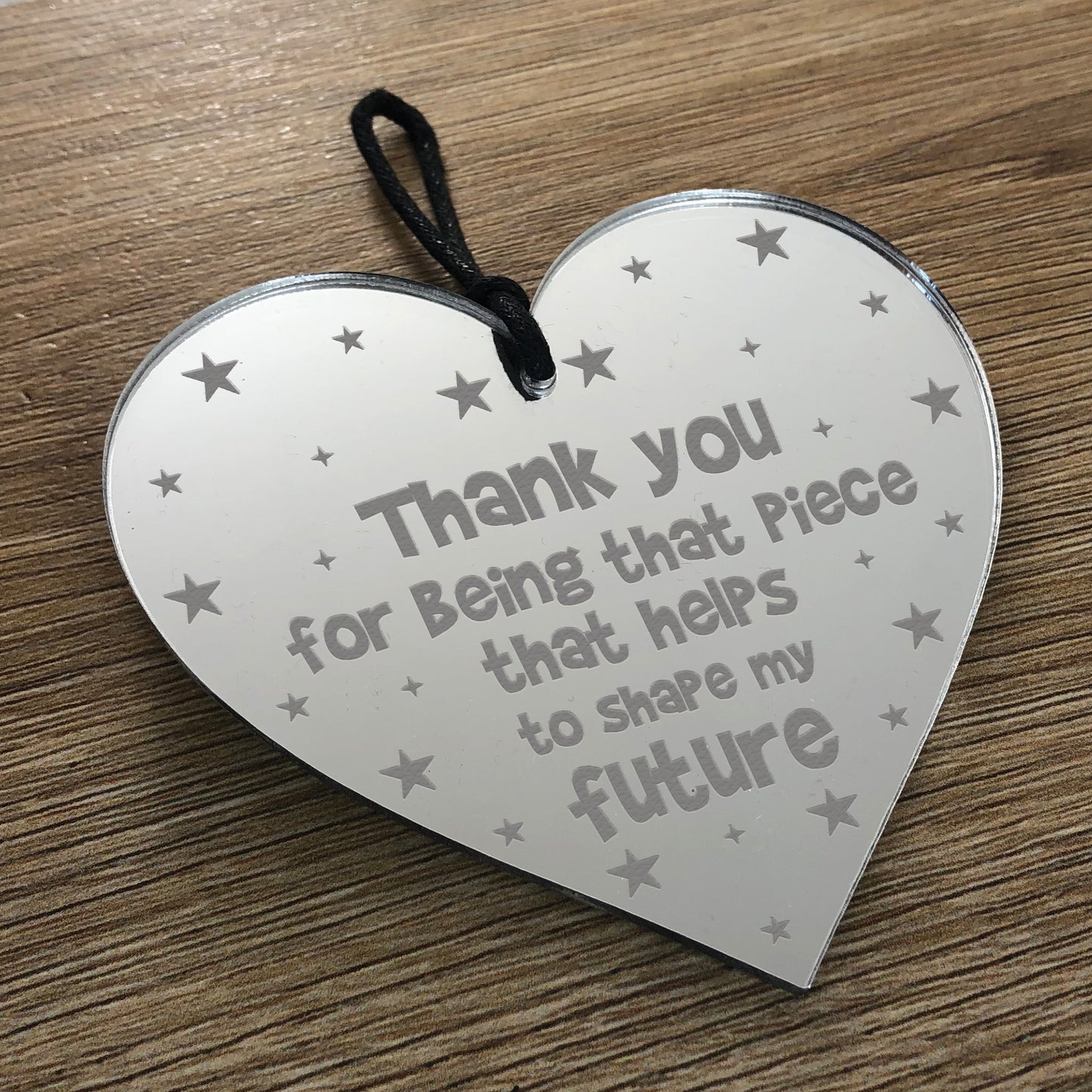 Thank You Gift For Teacher Assistant Handmade Engraved Heart