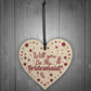 Will You Be My Bridesmaid Wood Heart Wedding Asking Friendship