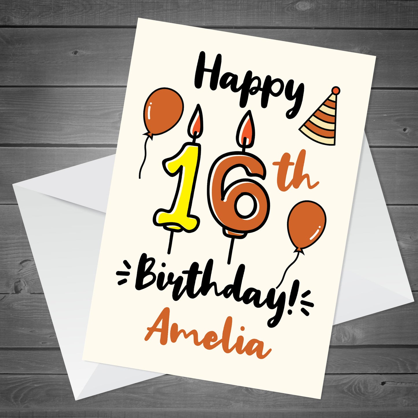 16th Birthday Card Boy Girl Personalised Card For Son Daughter