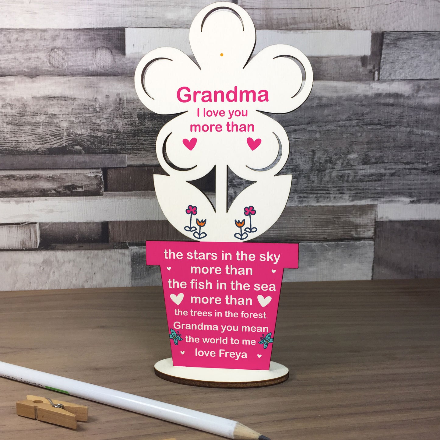 Grandma Gift Poem Personalised Birthday Gift Grandparent Gift