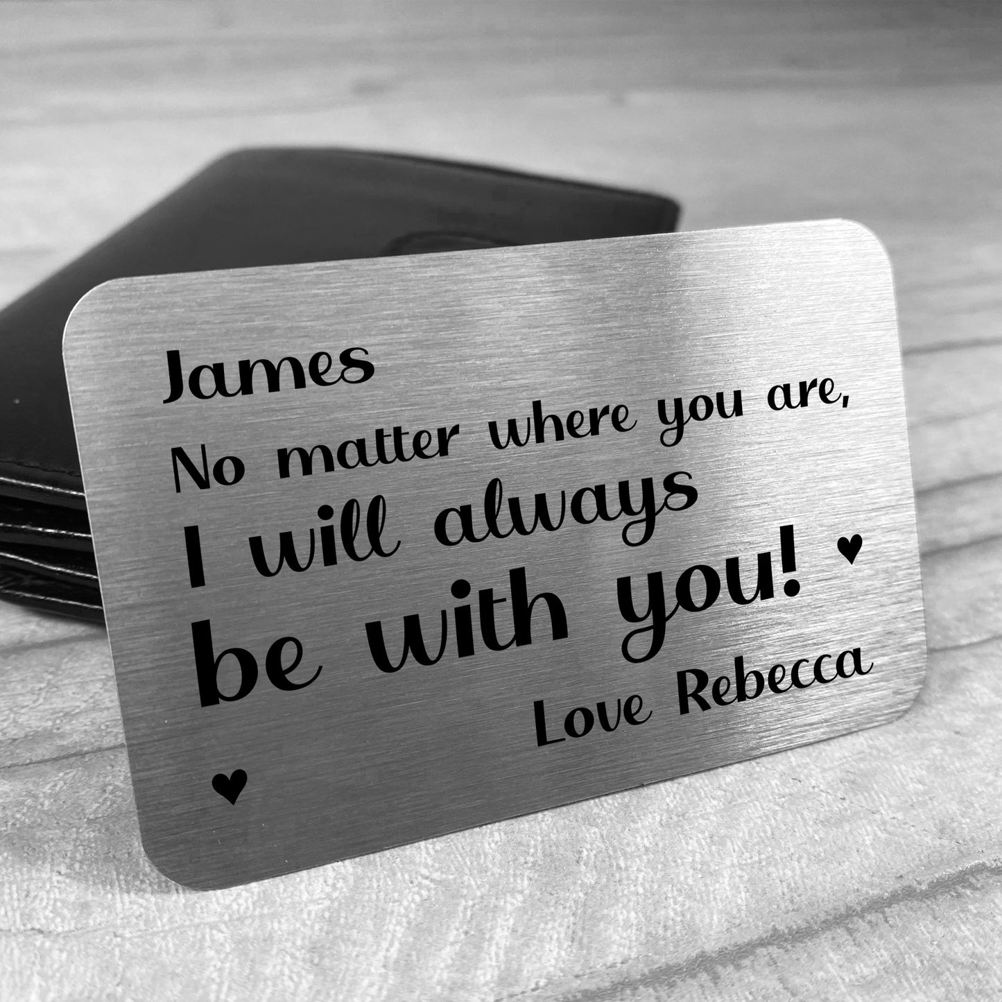 I Will Always Be With You PERSONALISED Gift For Him Her