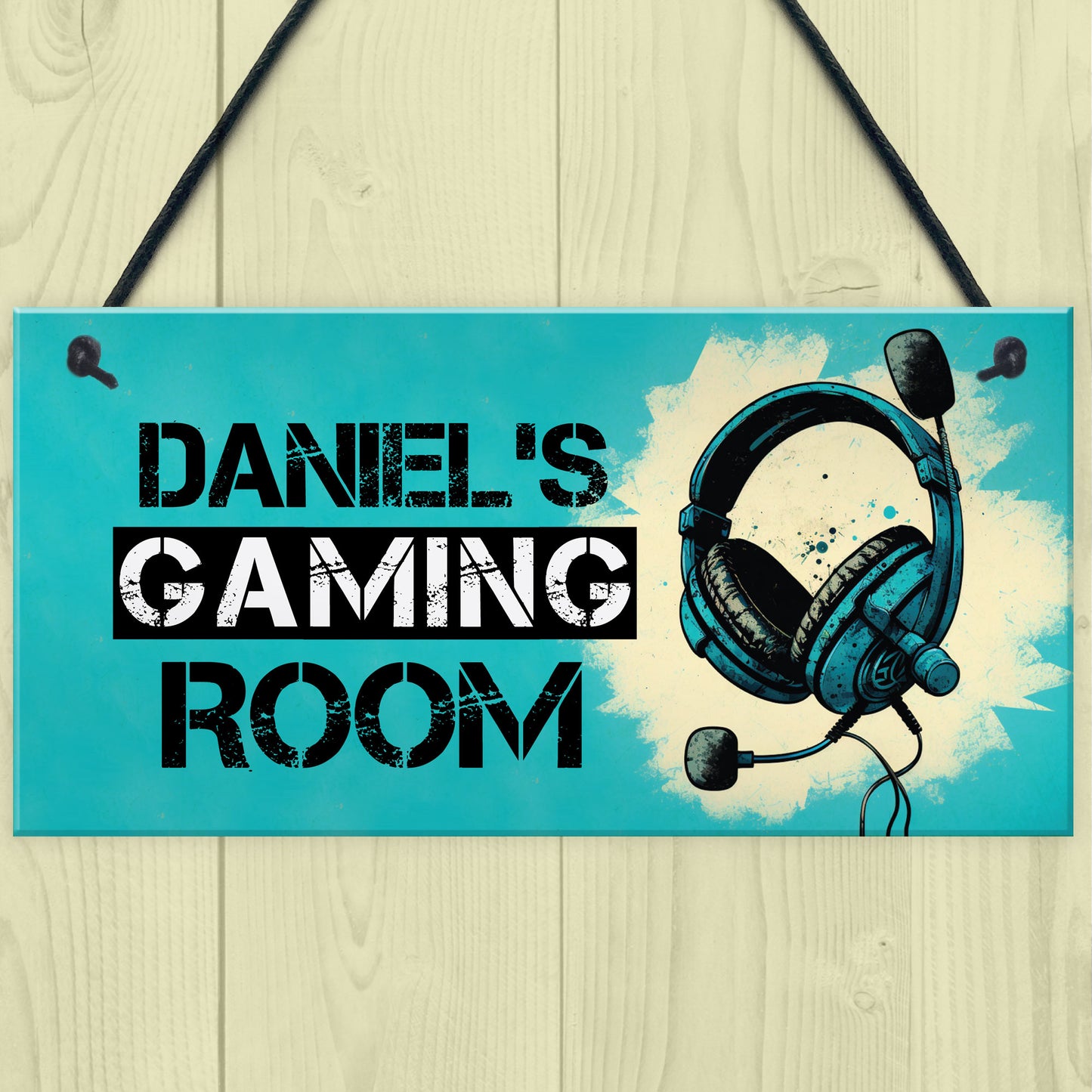 Gaming Room PERSONALISED Sign Boys Bedroom Gamer Gifts For Son