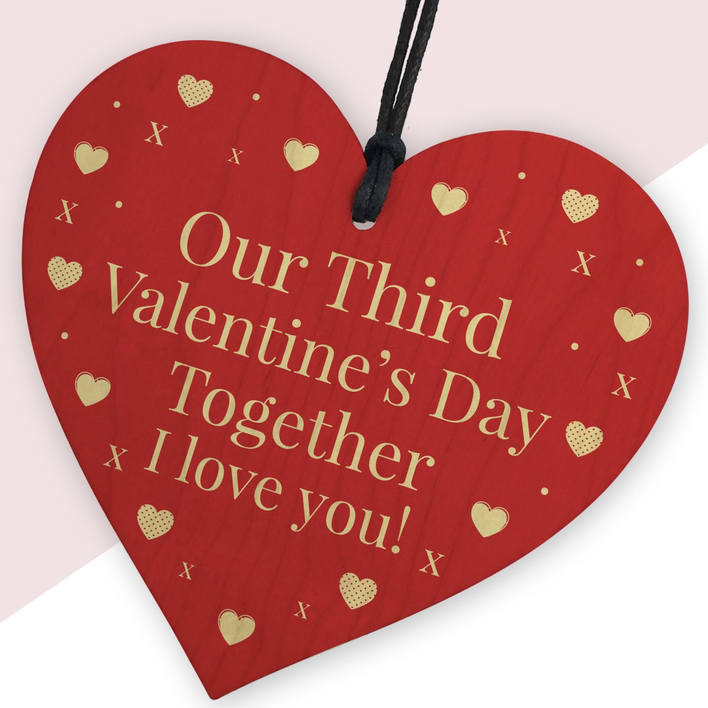 Third 3rd Valentines Day Together Gift For Boyfriend Girlfriend – Red Ocean  Gifts